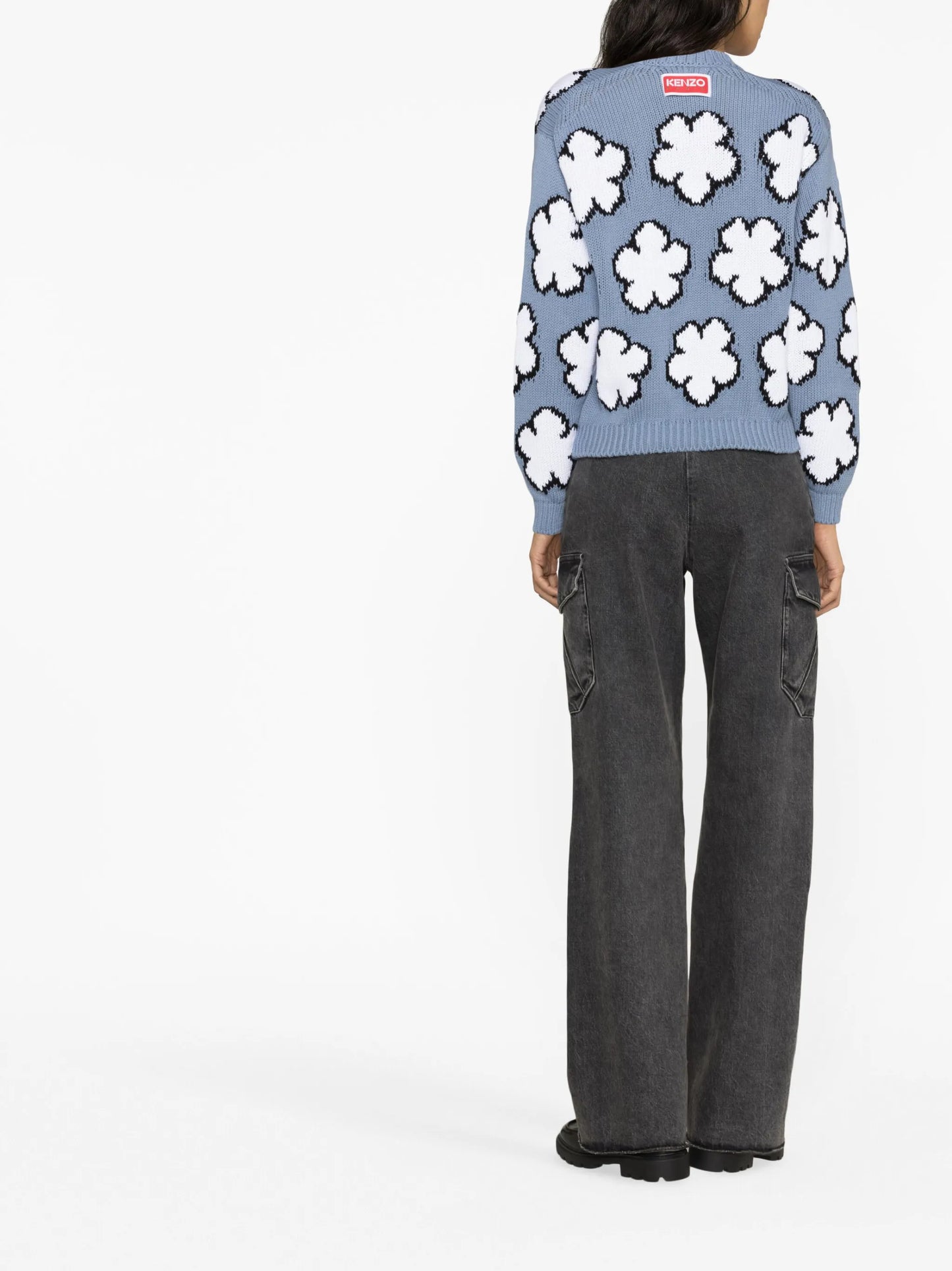 Boke Flower intarsia-knit jumper