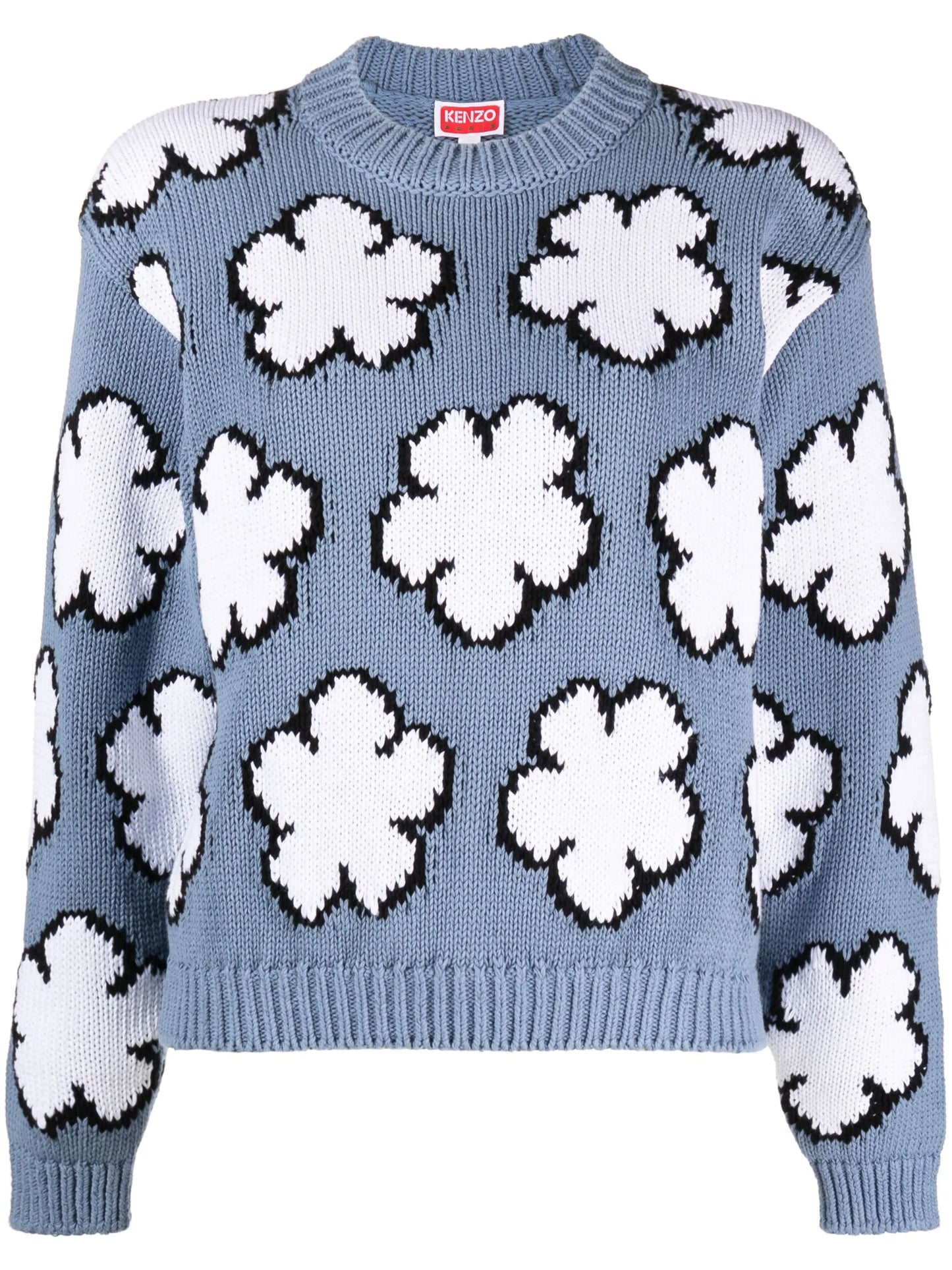 Boke Flower intarsia-knit jumper