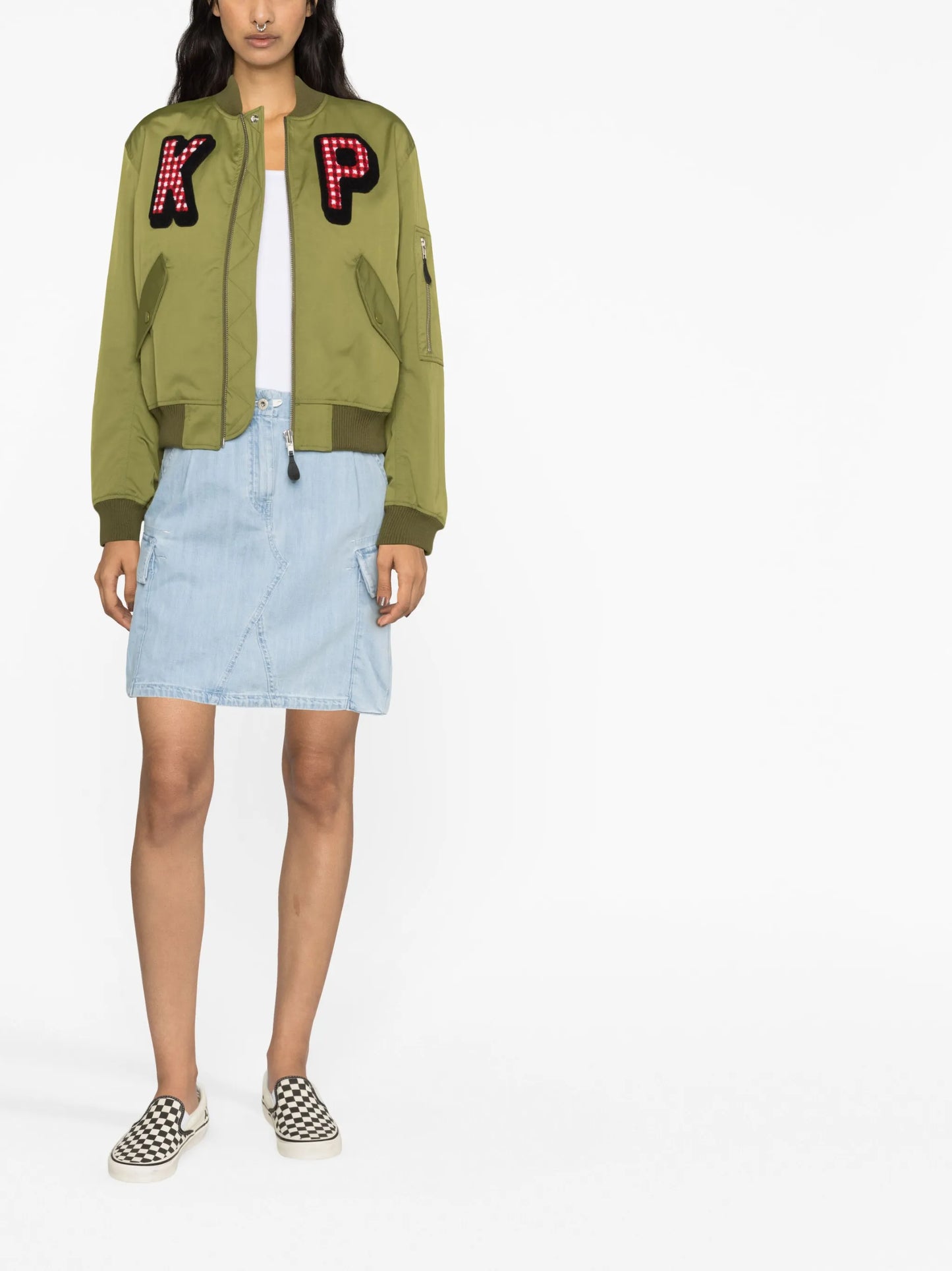 A-line cargo skirt