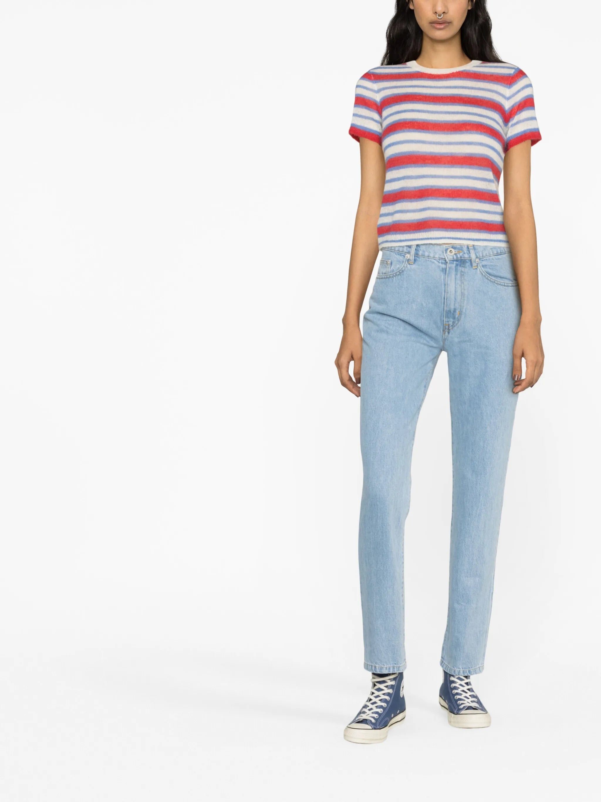 Asagao straight-leg jeans