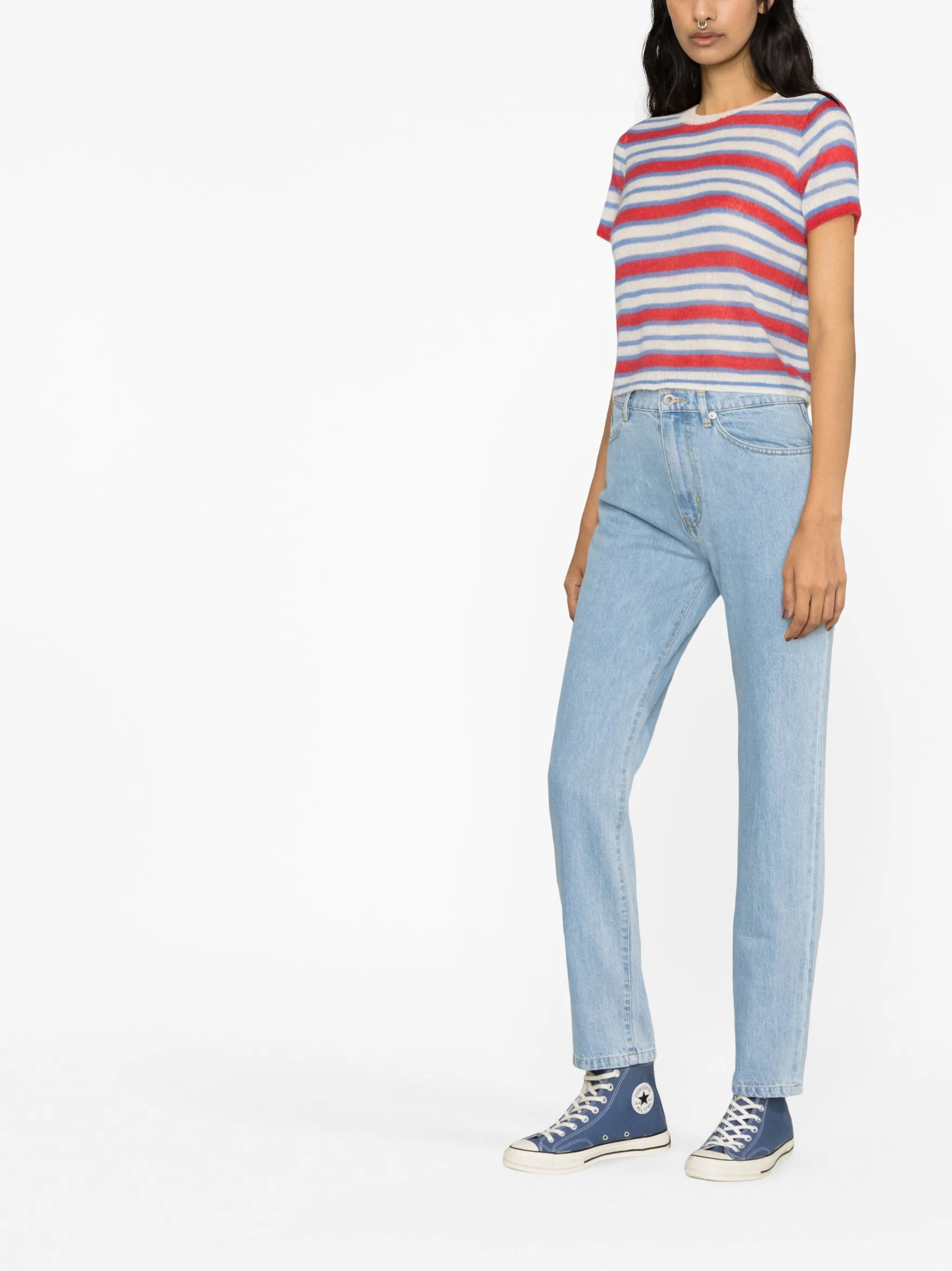 Asagao straight-leg jeans