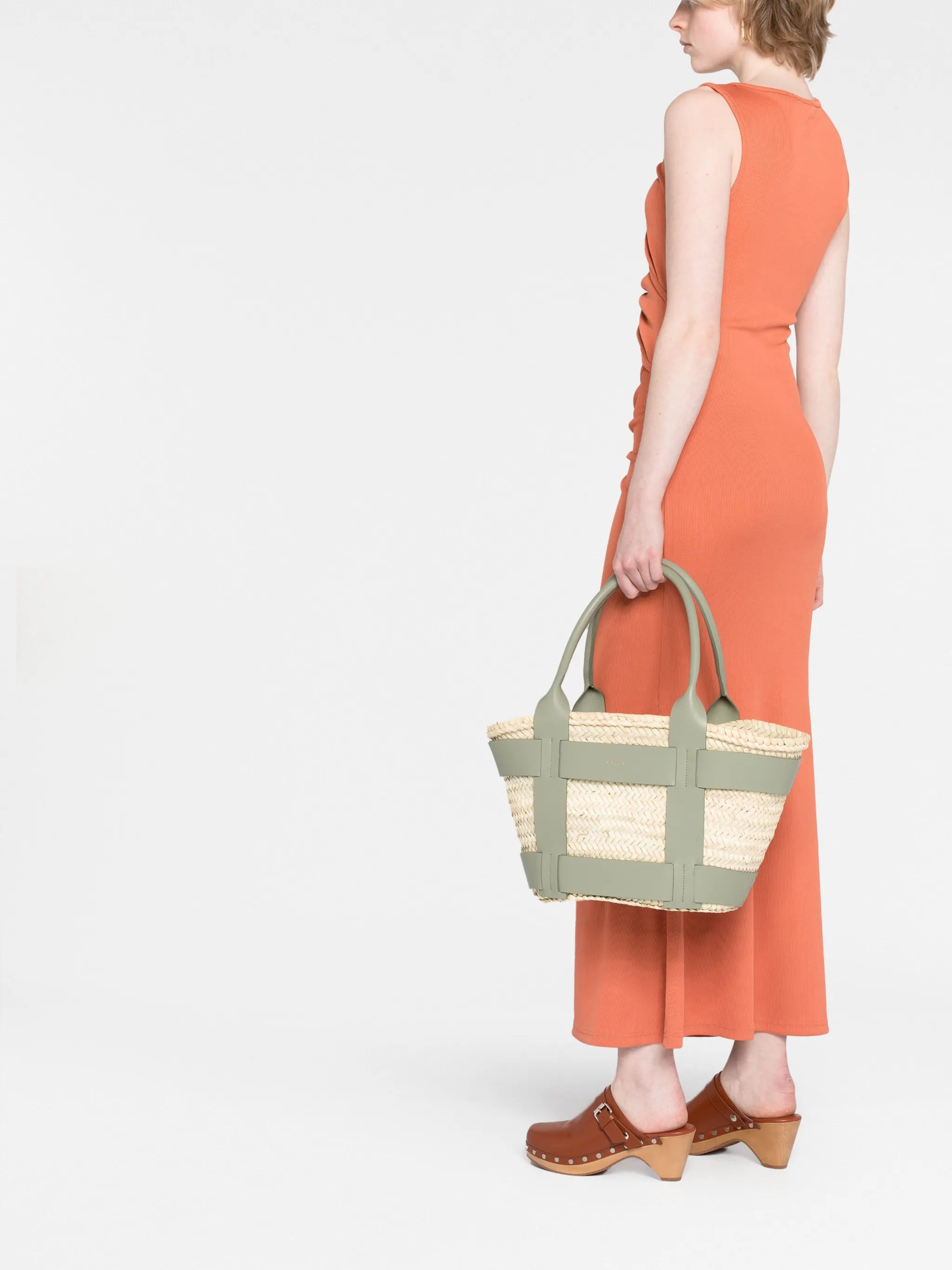 The Maxi Santorini raffia tote bag
