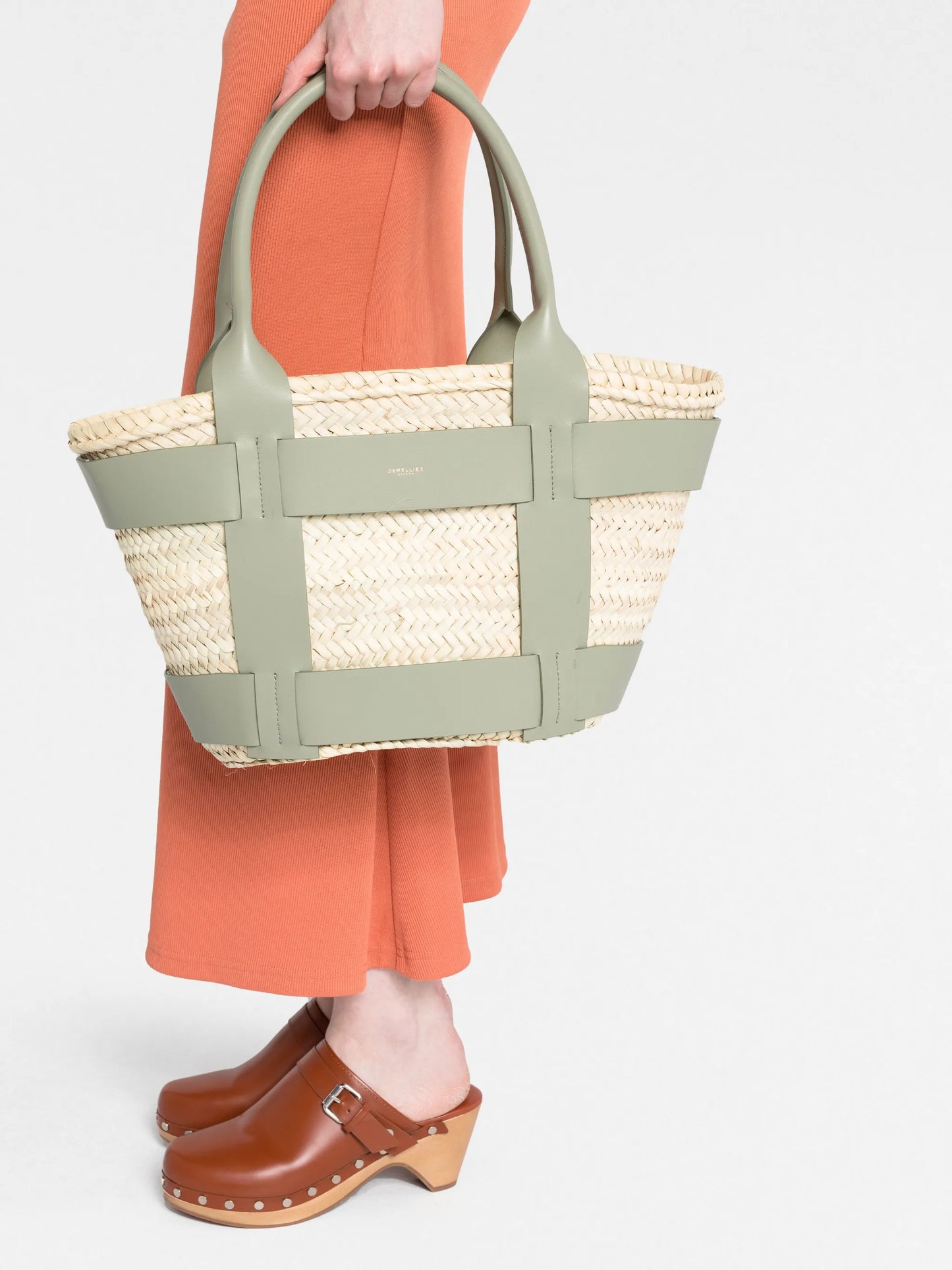 The Maxi Santorini raffia tote bag