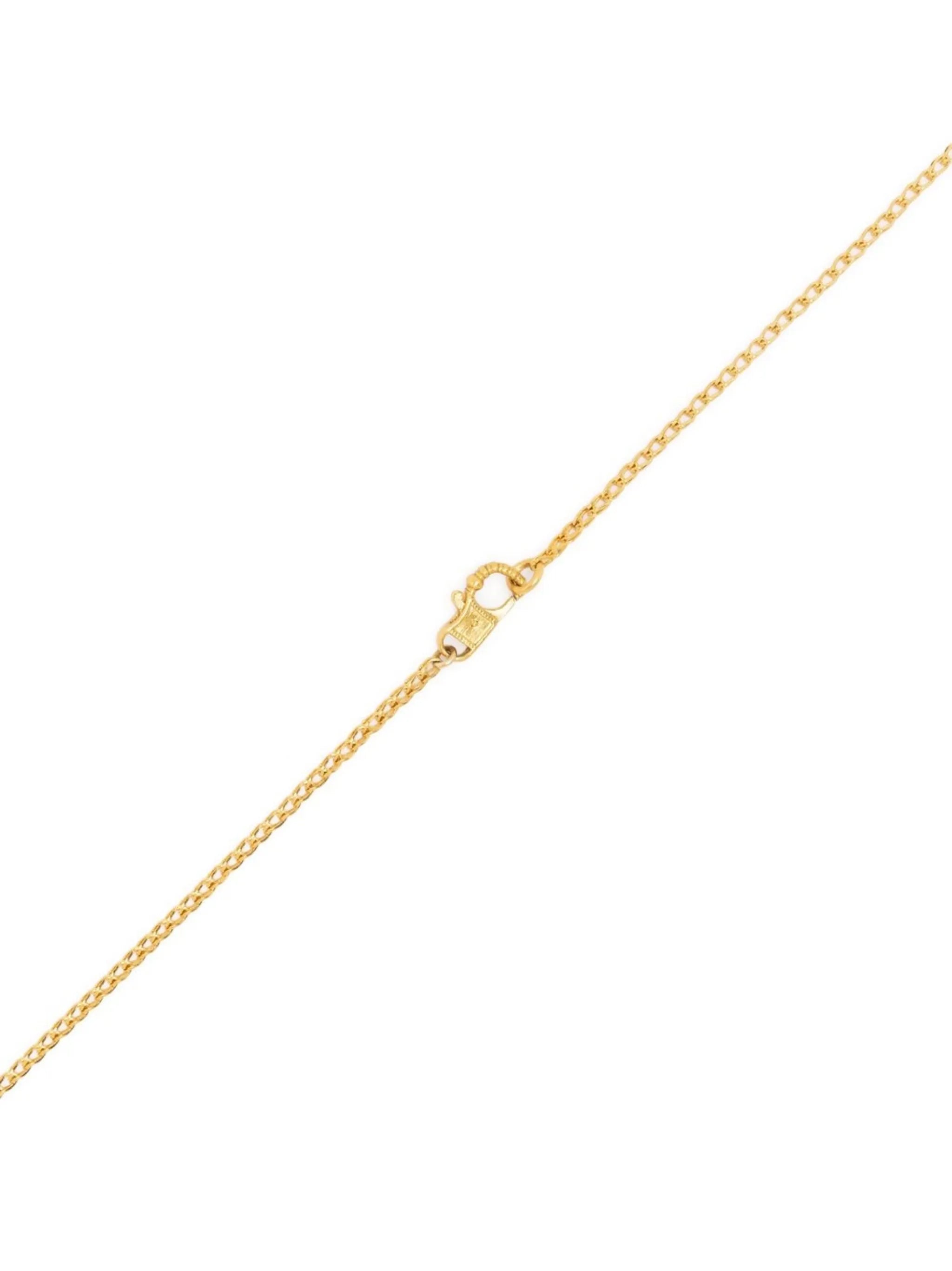 22kt recycled yellow gold chain necklace
