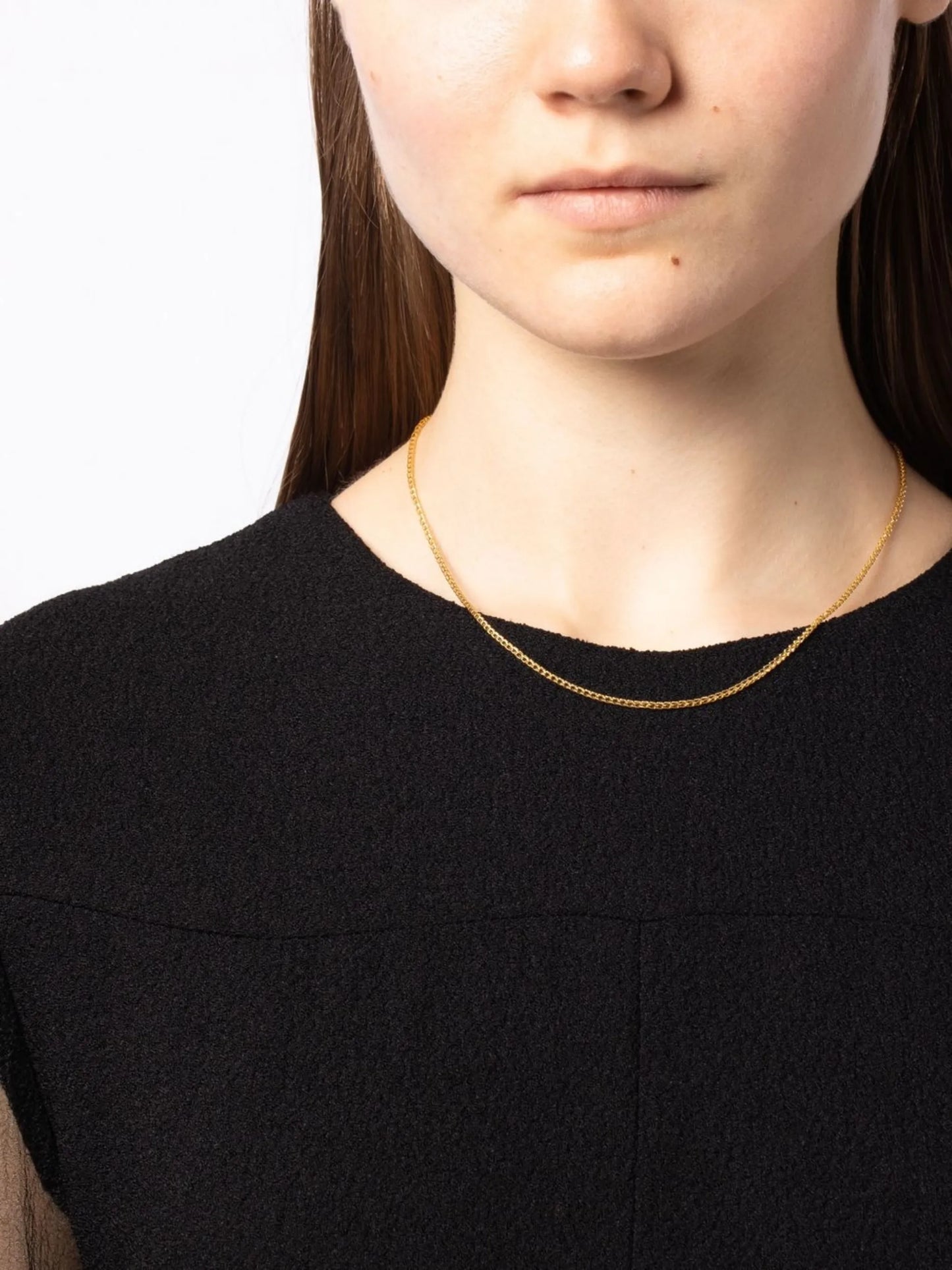 22kt recycled yellow gold chain necklace