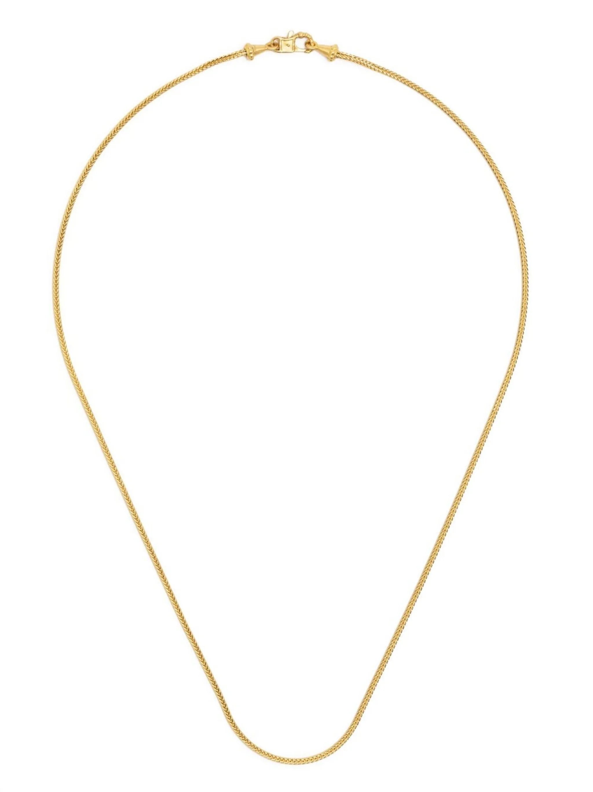 22kt yellow gold Duo Loop-in-Loop chain necklace