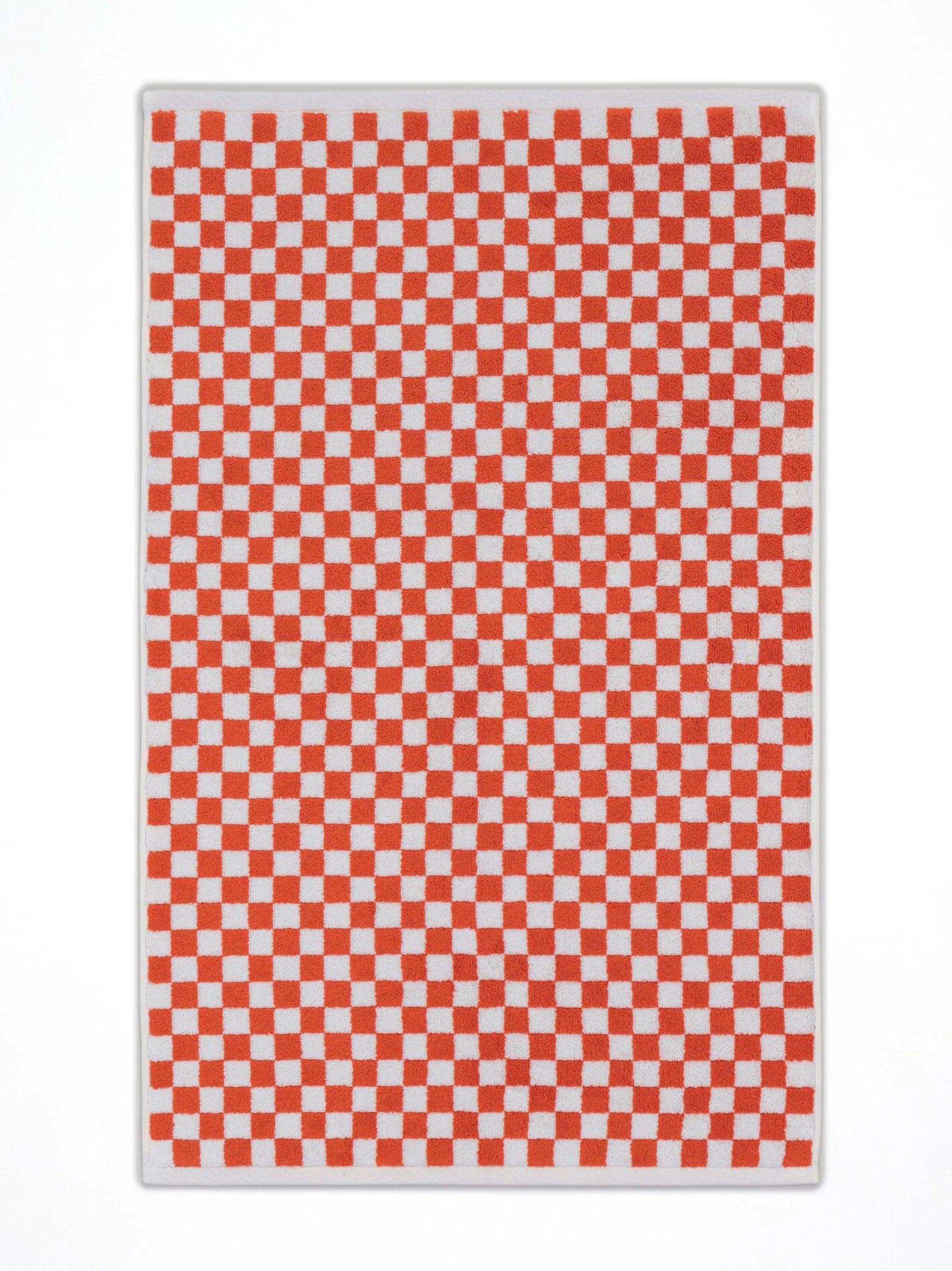 Paloma checkerboard-print bath mat