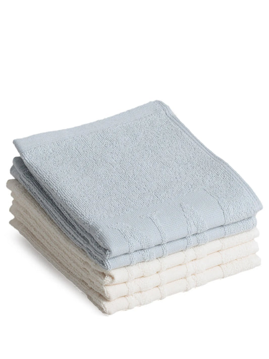 pack of five face towels