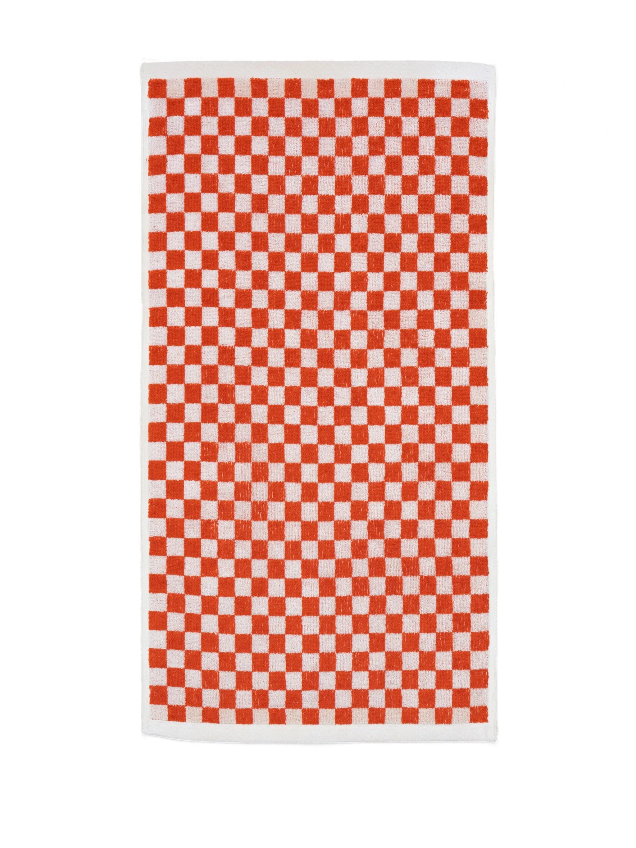 Paloma check-print towel