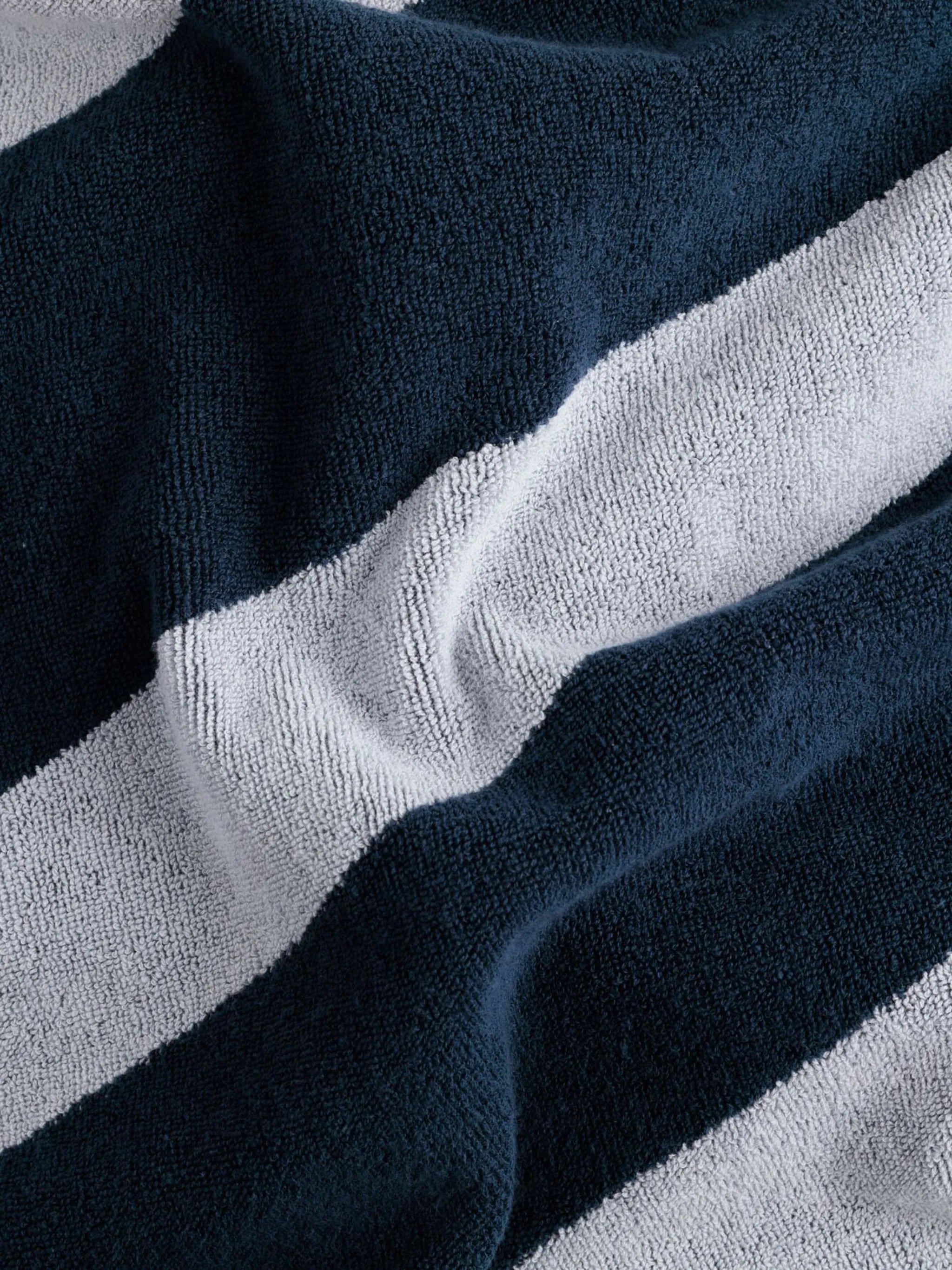 striped organic cotton towel set