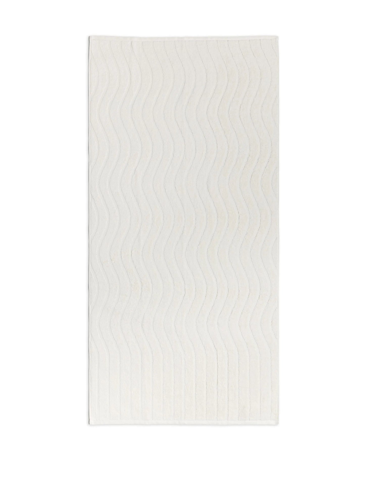 checkerboard-print organic cotton towel set