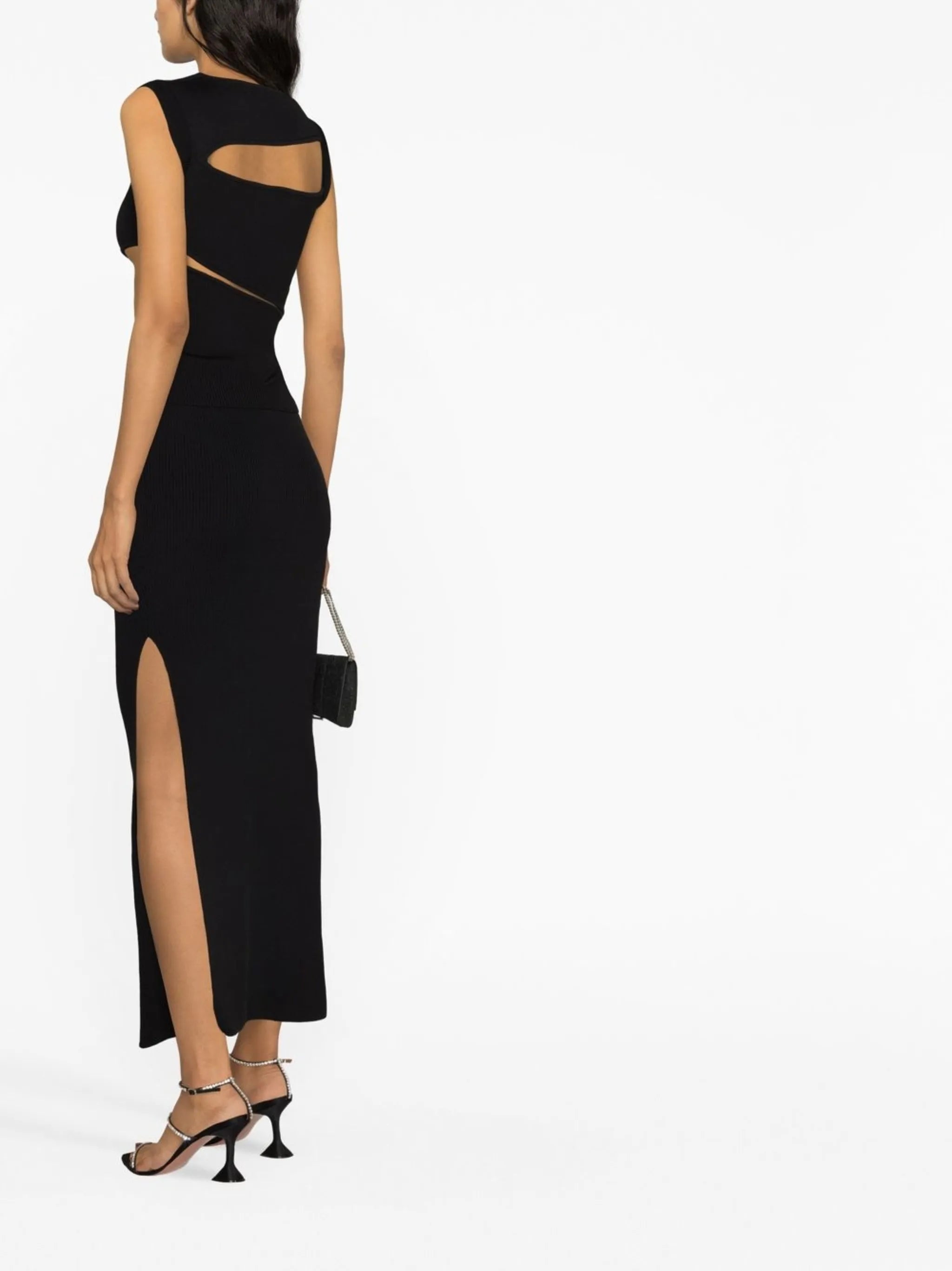 sleeveless cut-out detail top