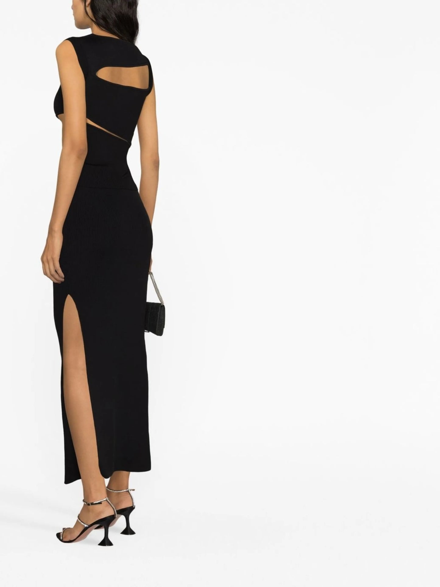 sleeveless cut-out detail top