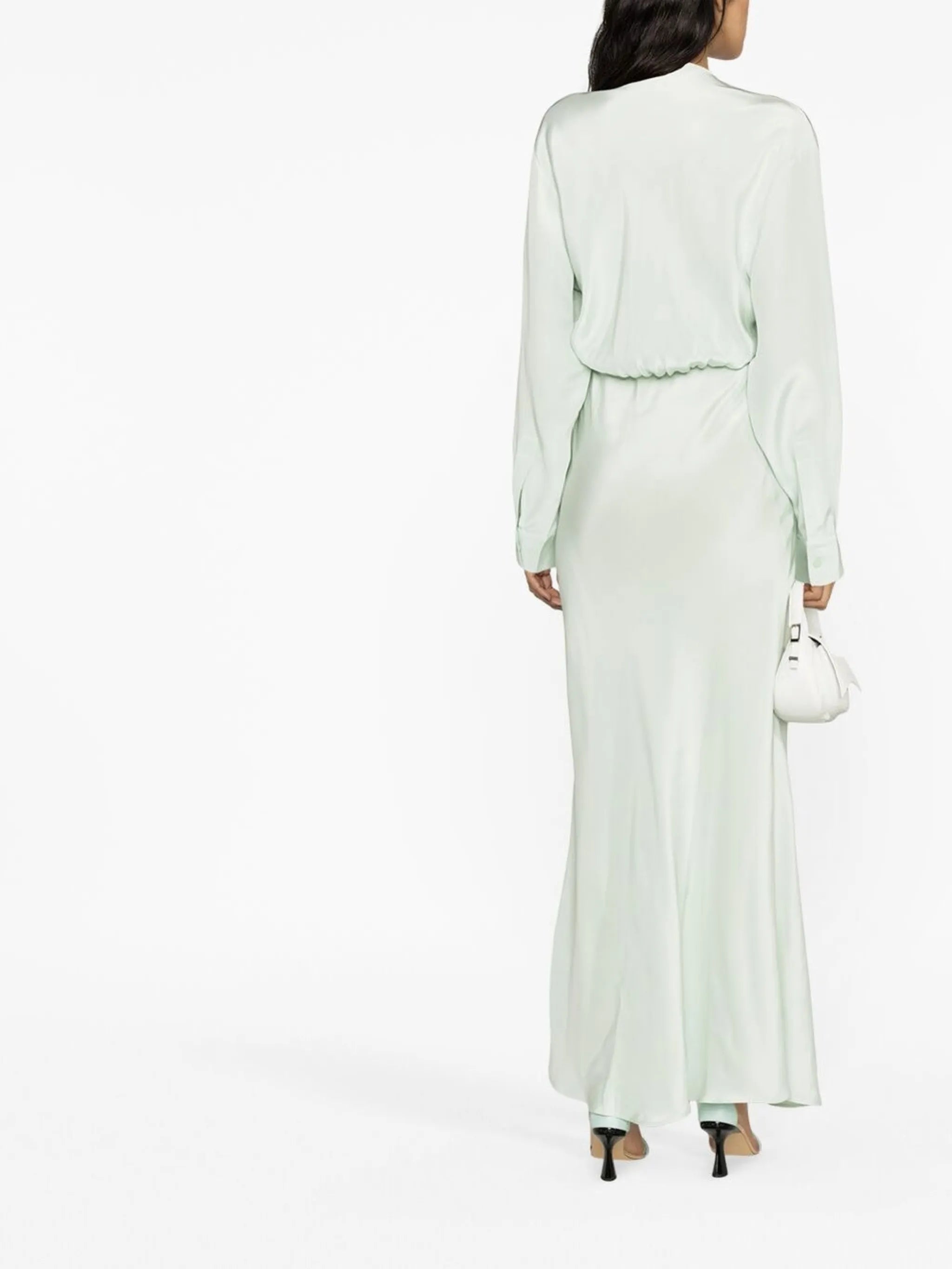 Triquetra V-neck gown