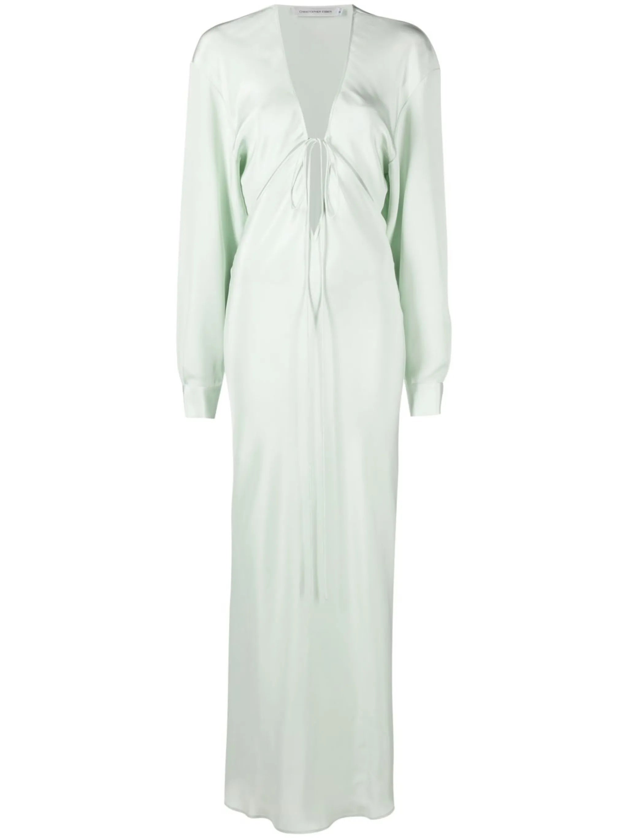 Triquetra V-neck gown