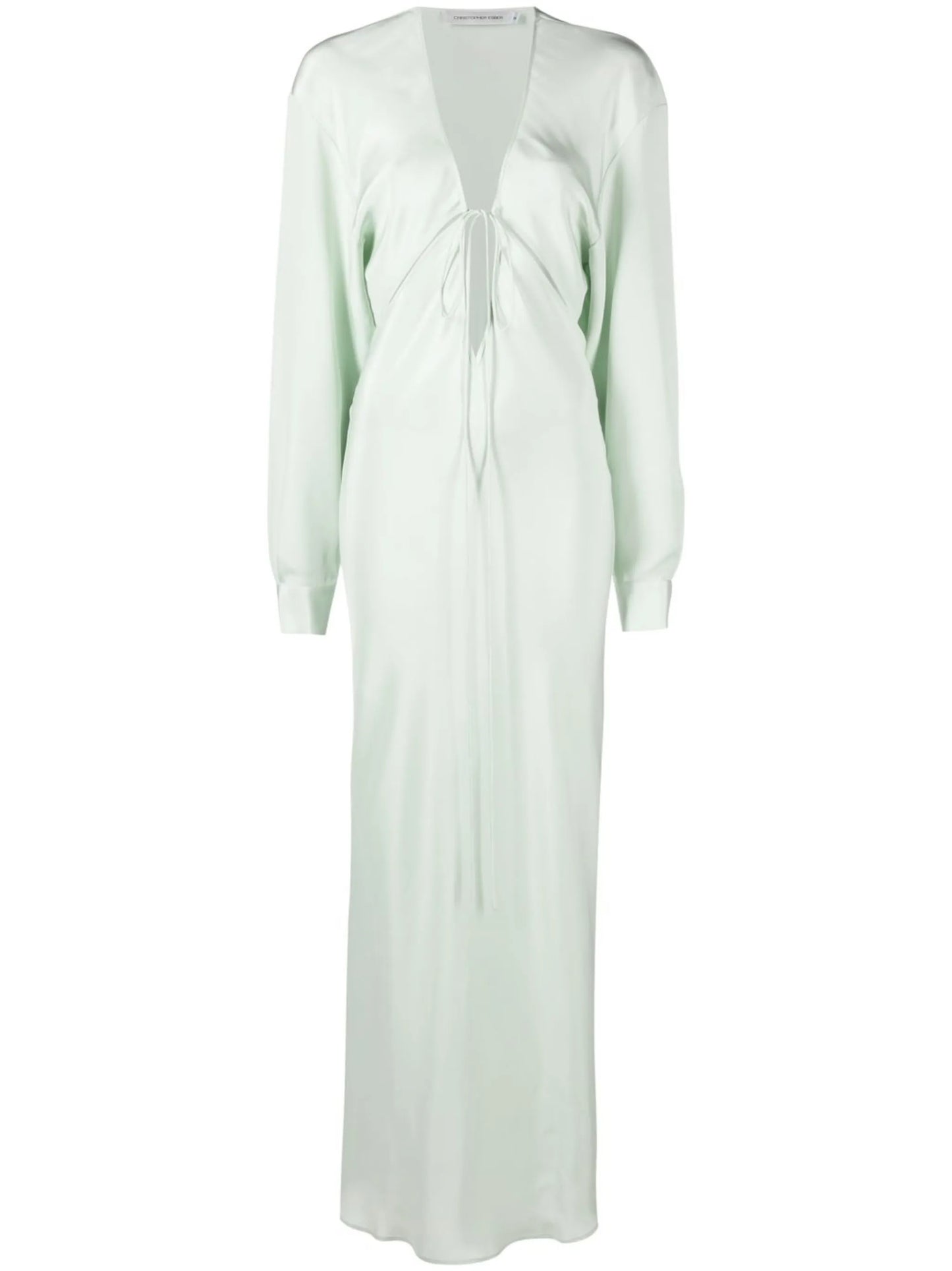 Triquetra V-neck gown