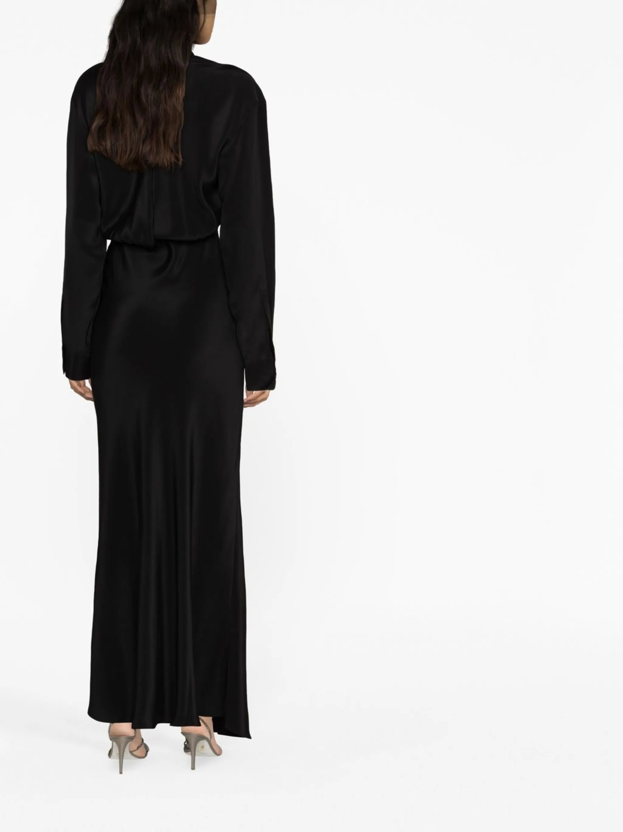 Triquetra V-neck gown