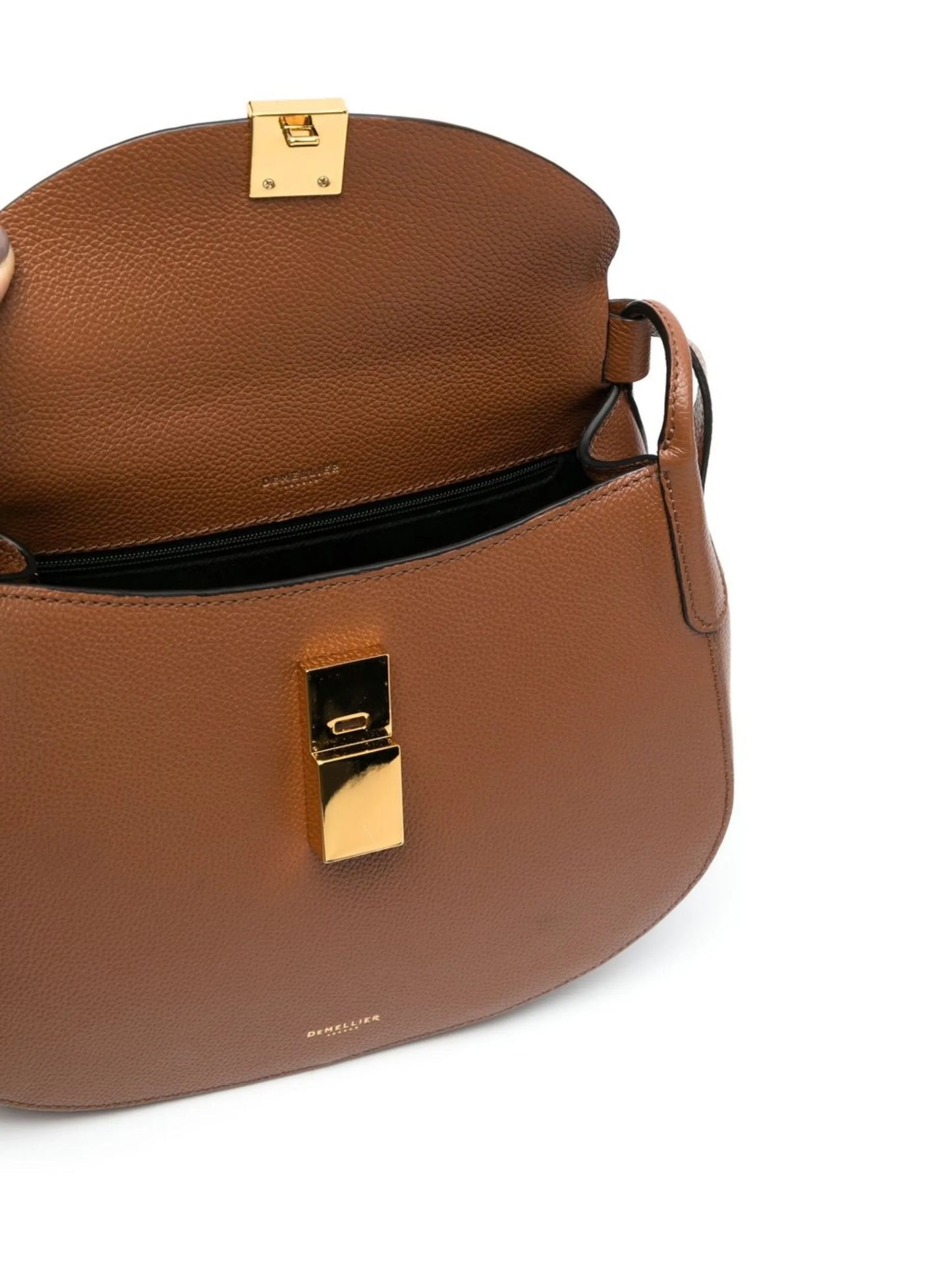 Lausanne grained leather crossbody