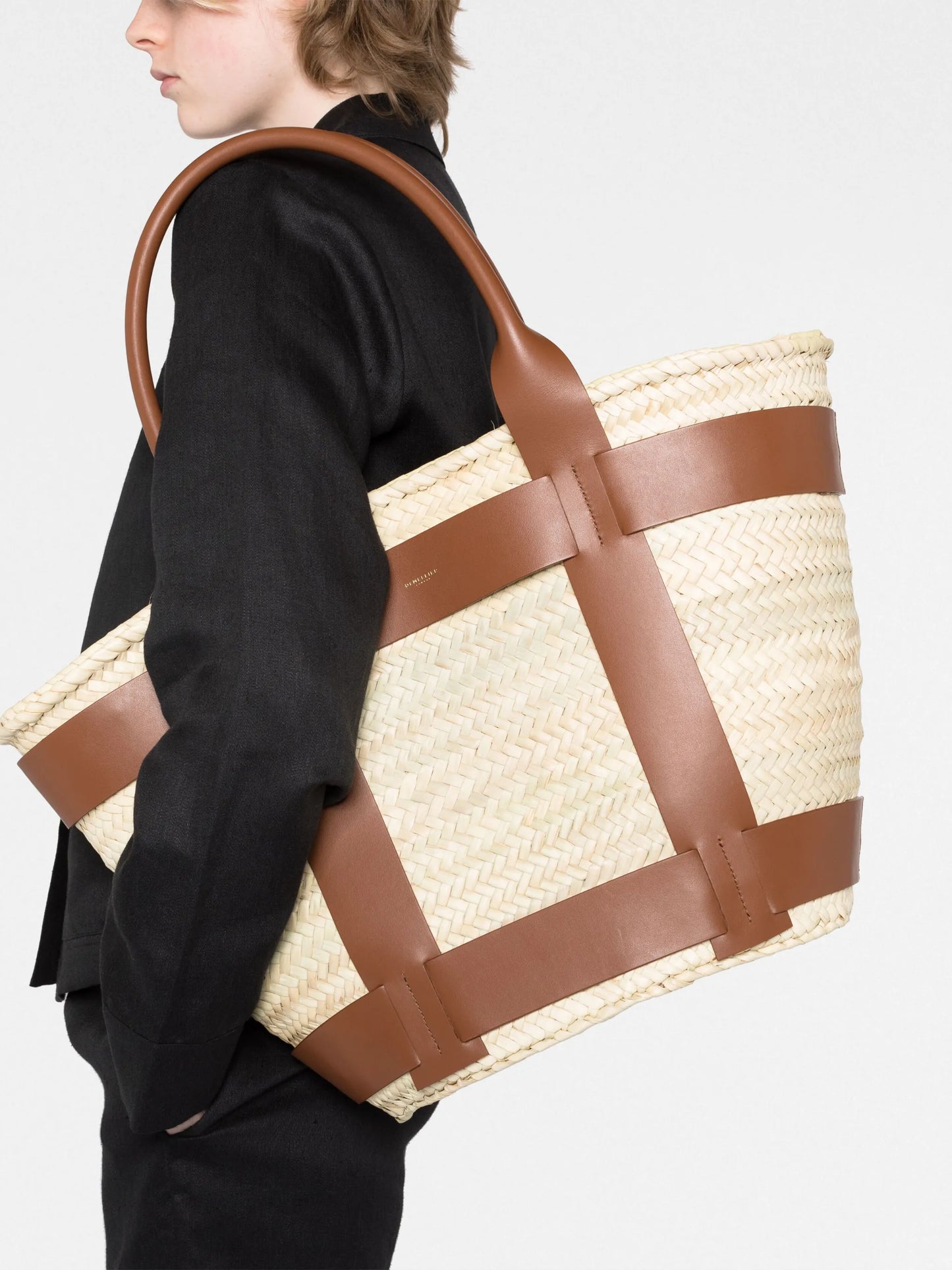 The Santorini raffia tote bag
