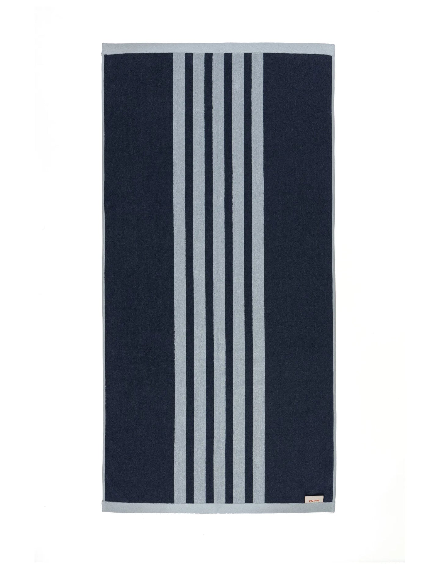 stripe-print organic cotton towel set