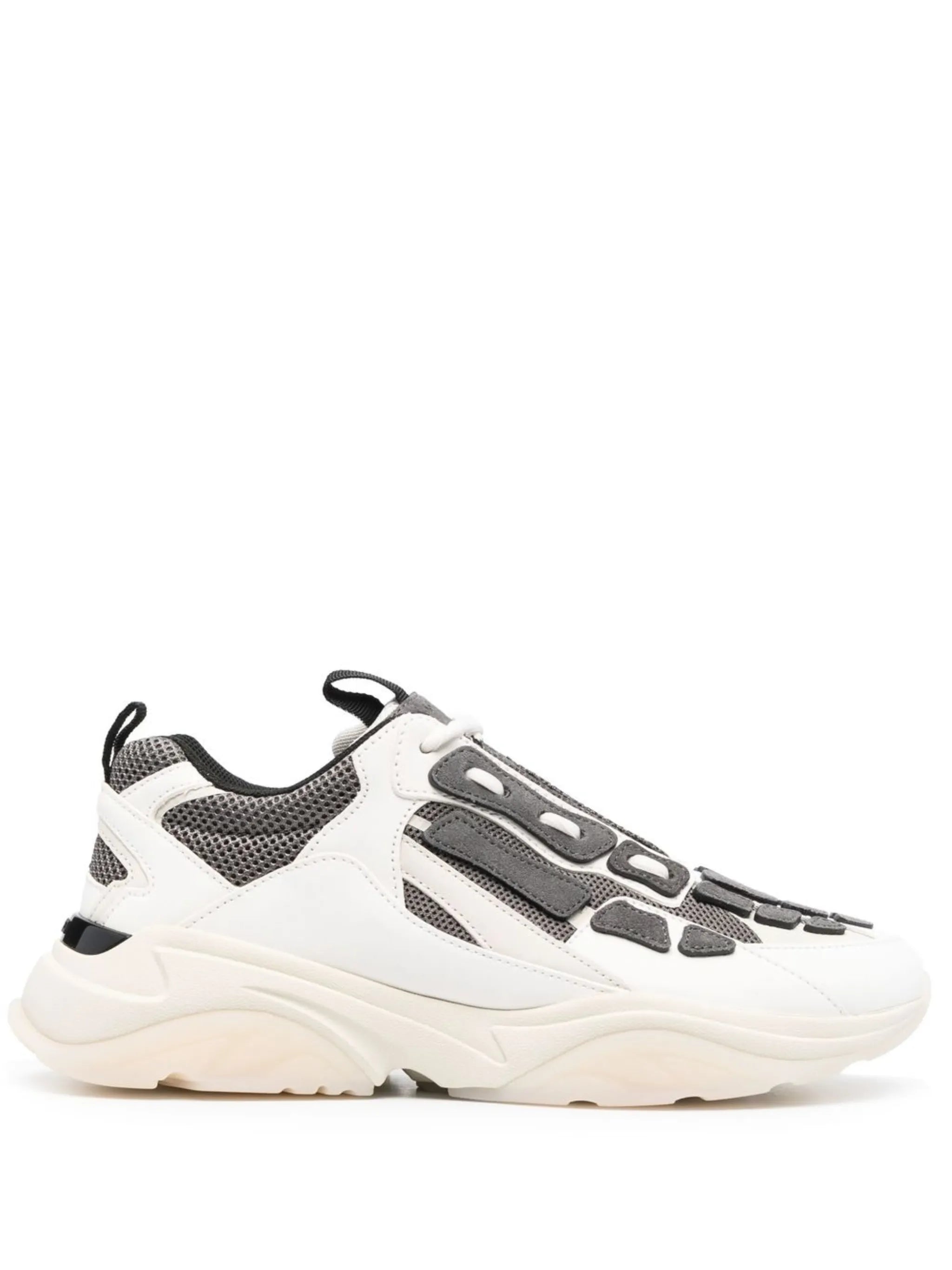 colour-block low-top sneakers
