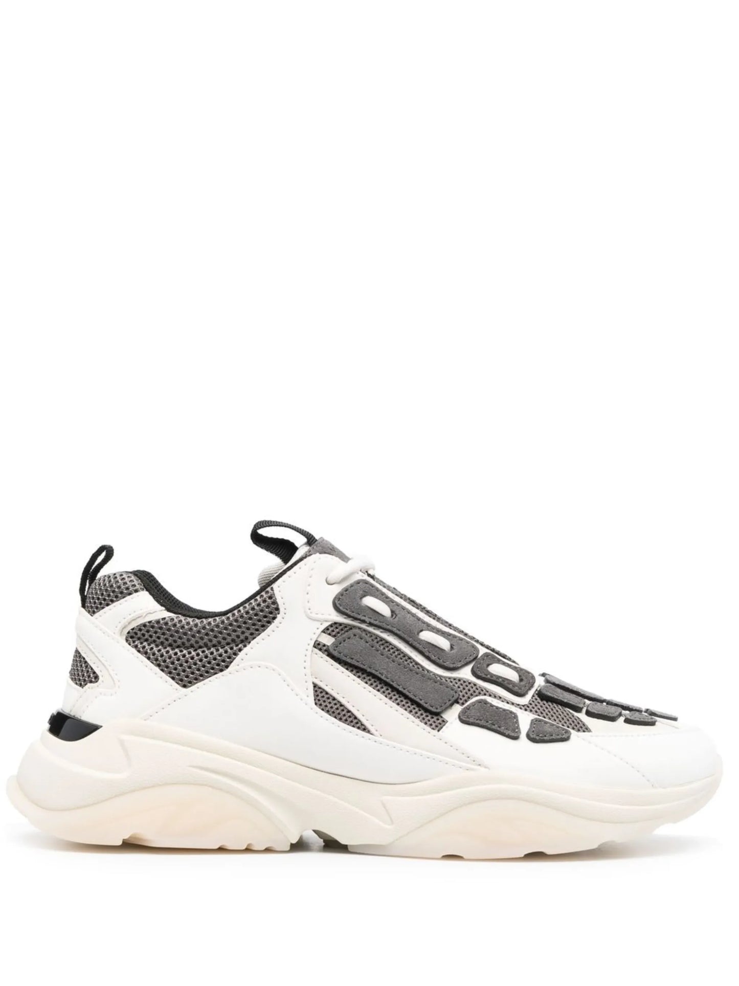 colour-block low-top sneakers