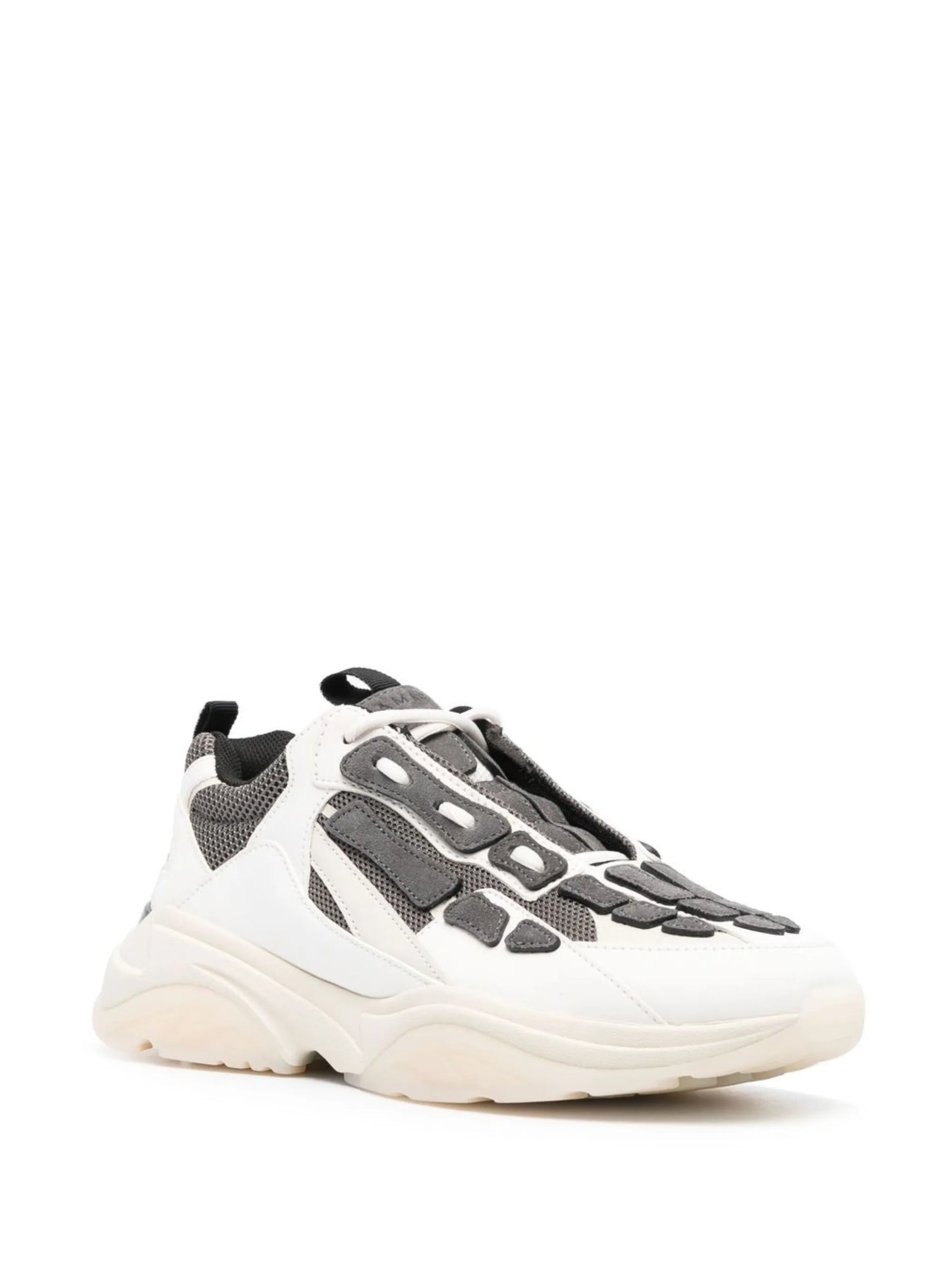 colour-block low-top sneakers