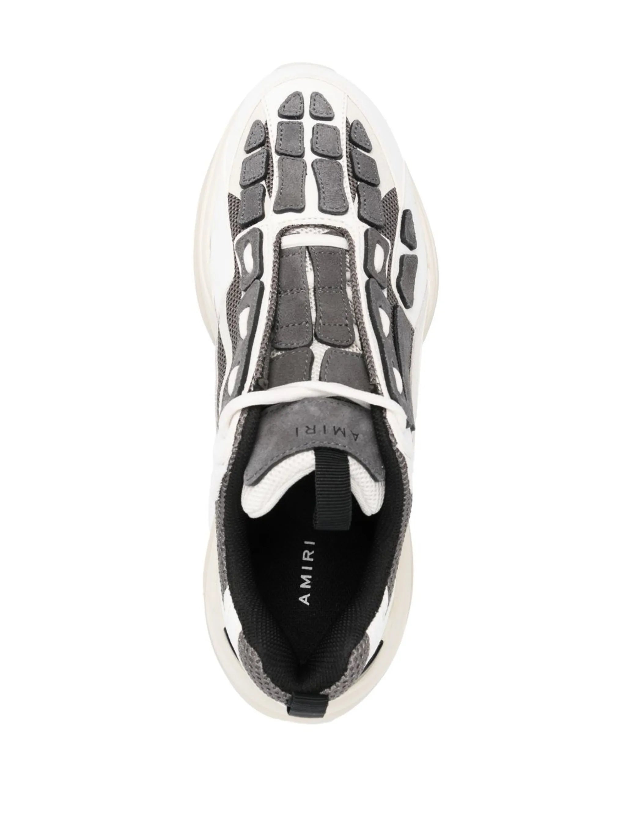 colour-block low-top sneakers