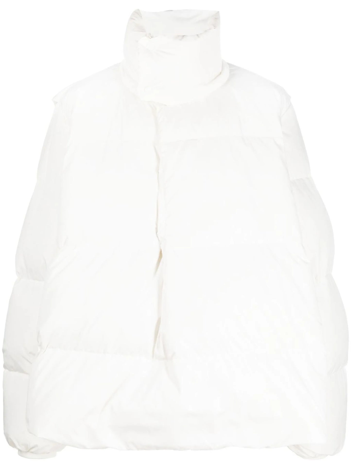 high-neck puffer jacket