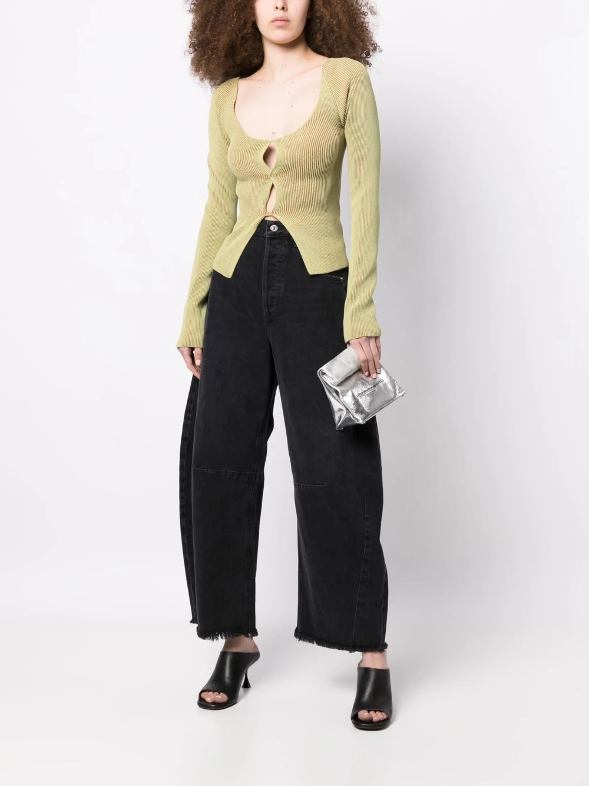 Horseshoe wide-leg jeans