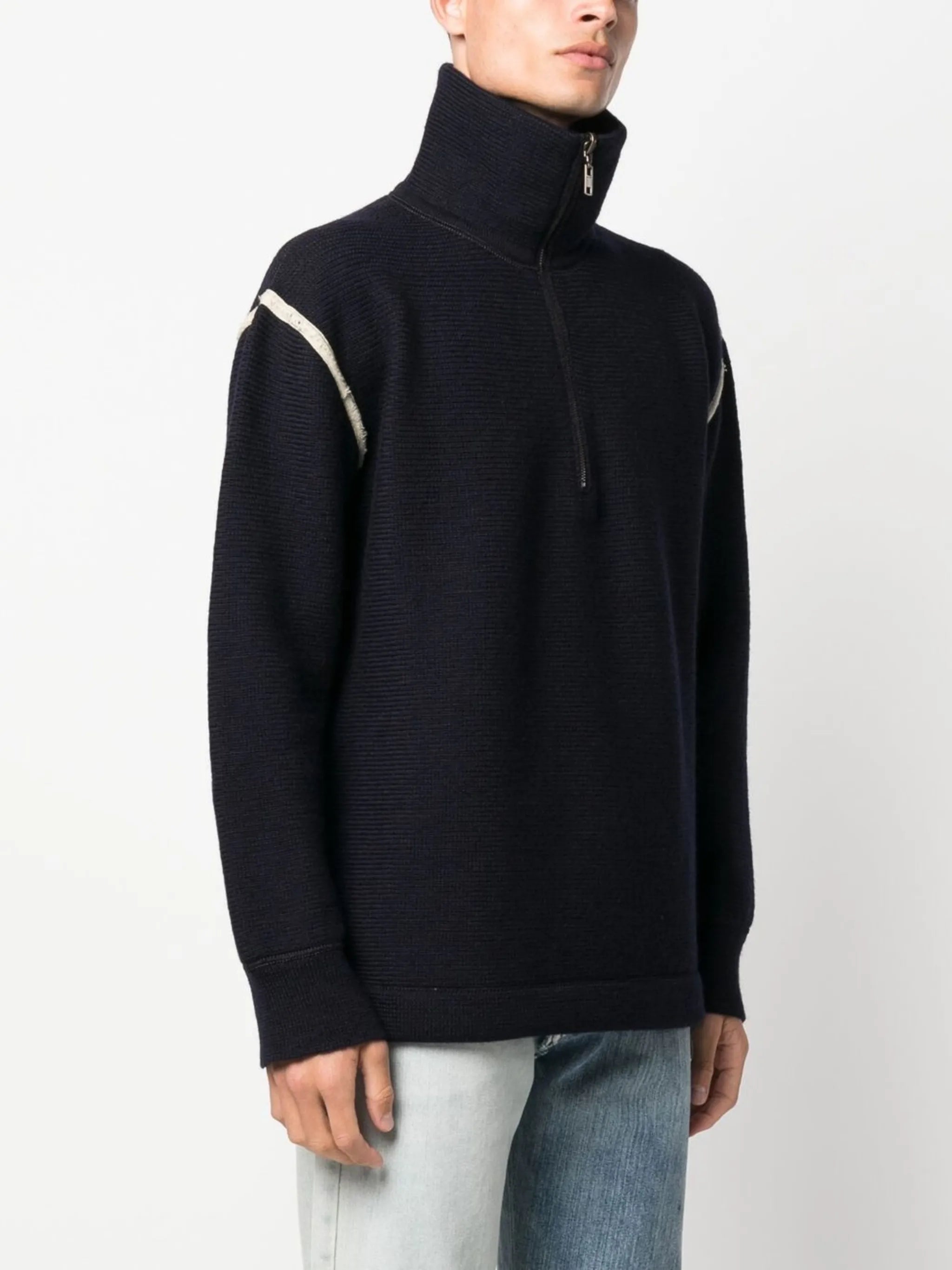 elbow-patch sweater