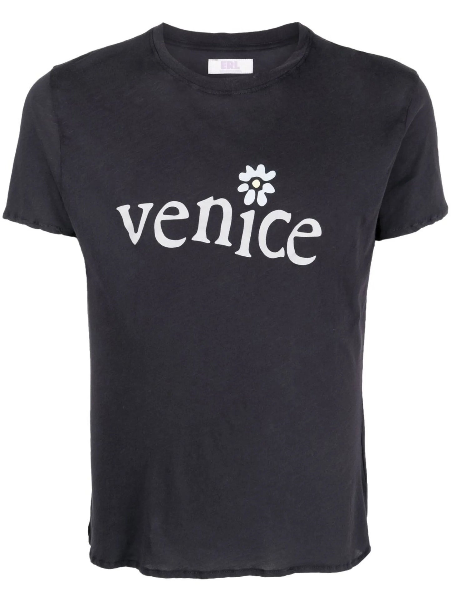 slogan-print short-sleeve T-shirt