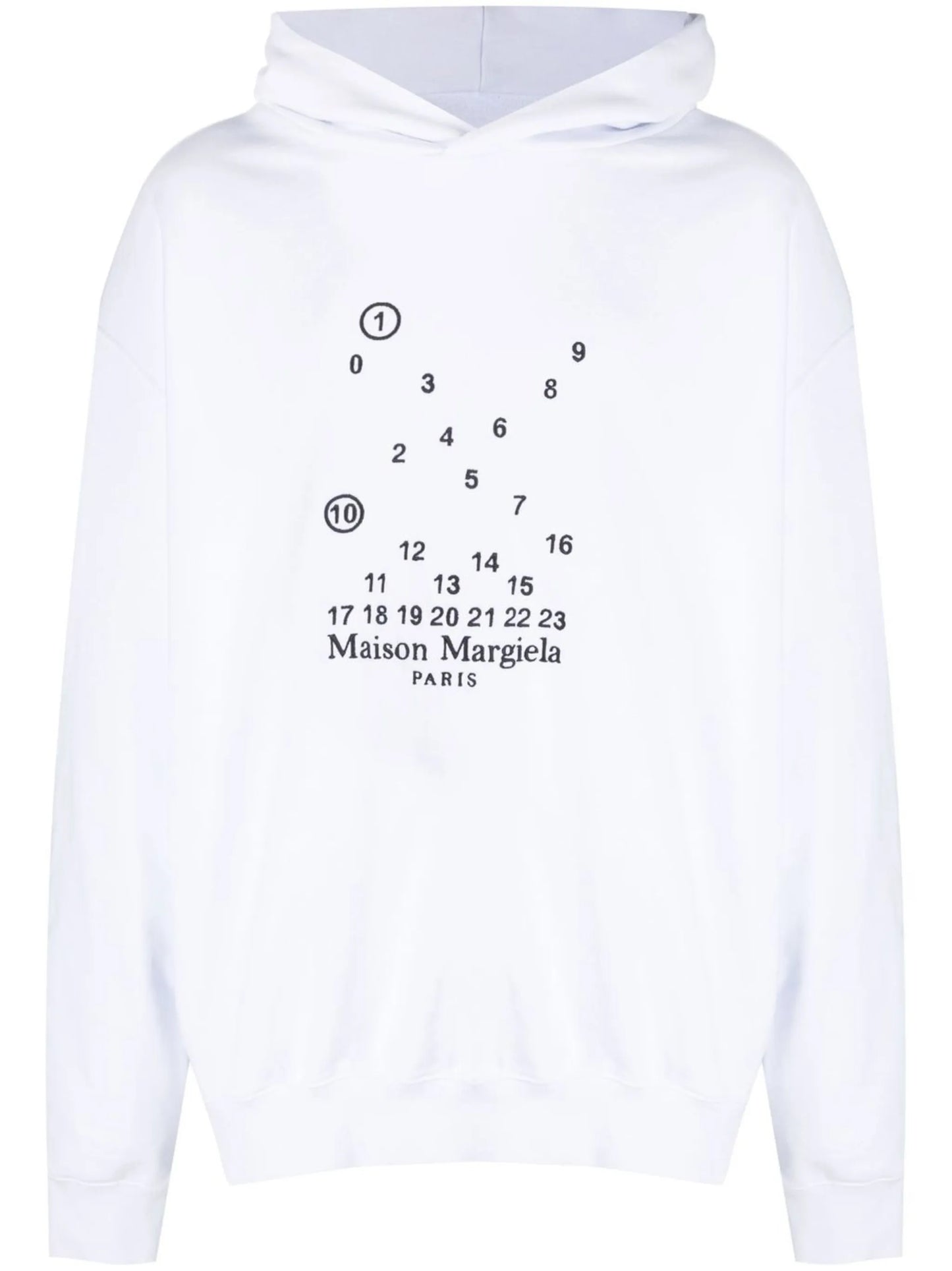 logo-embroidered cotton hoodie