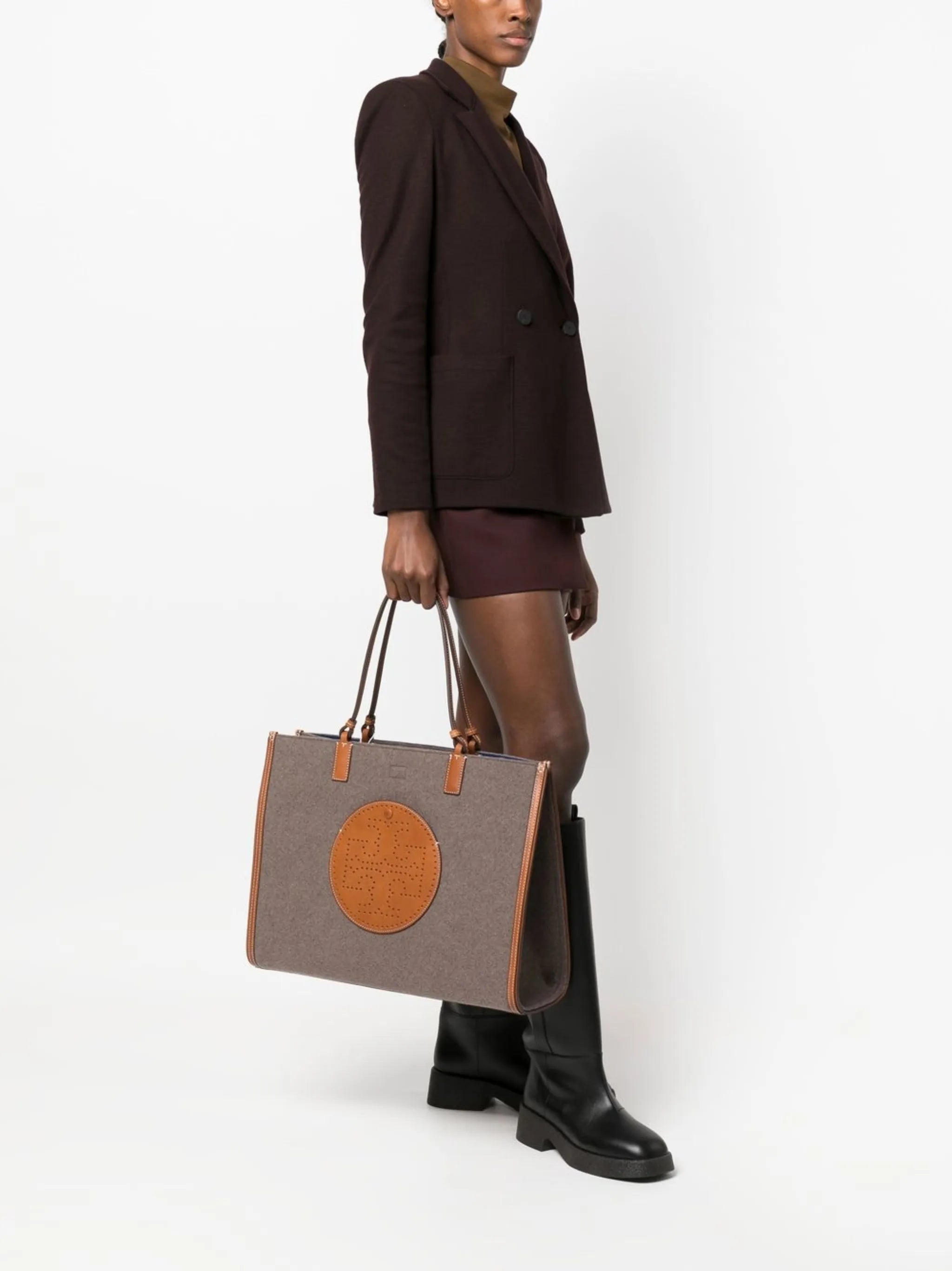Ella felt tote bag