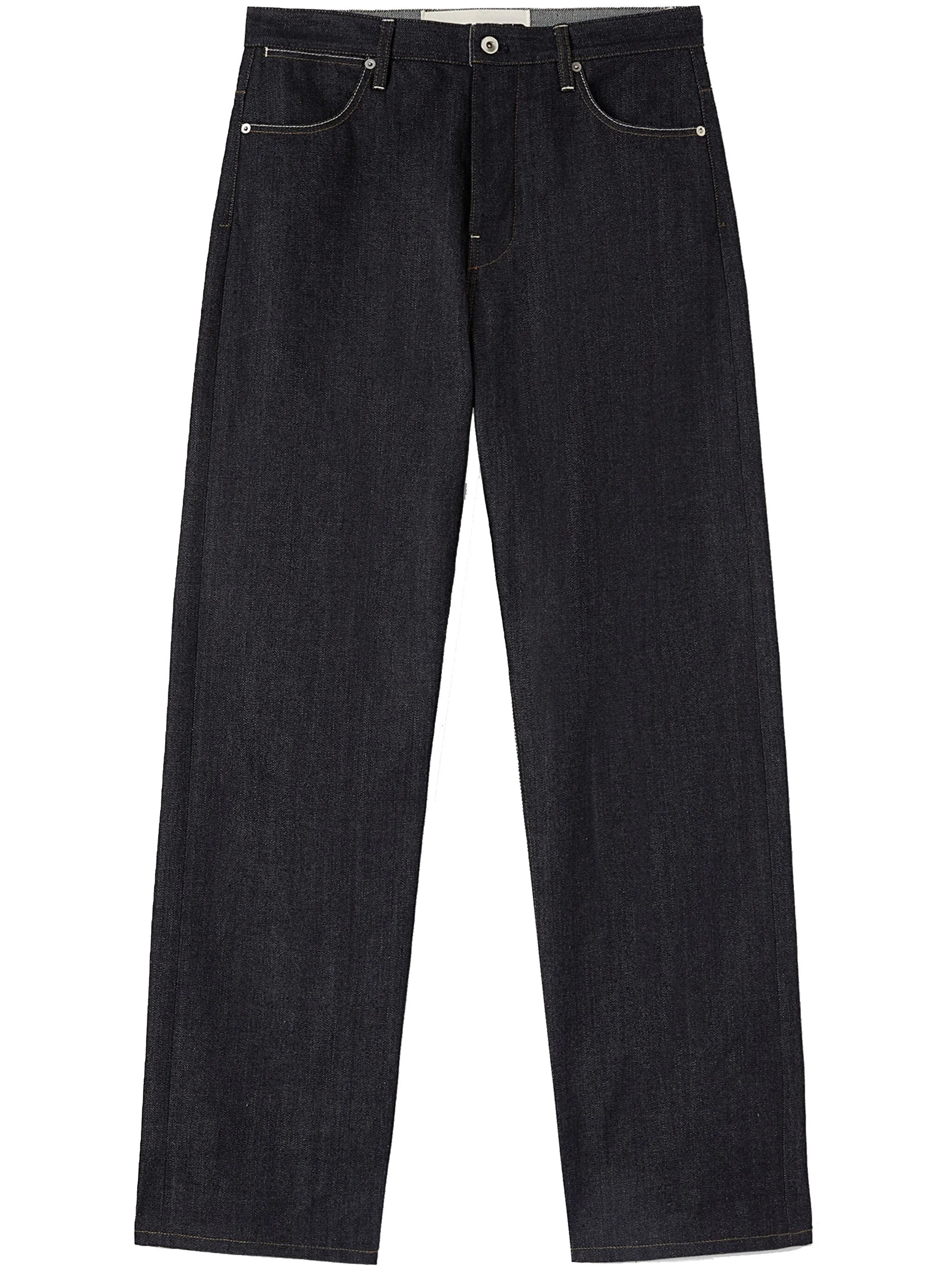 loose-cut five-pocket jeans