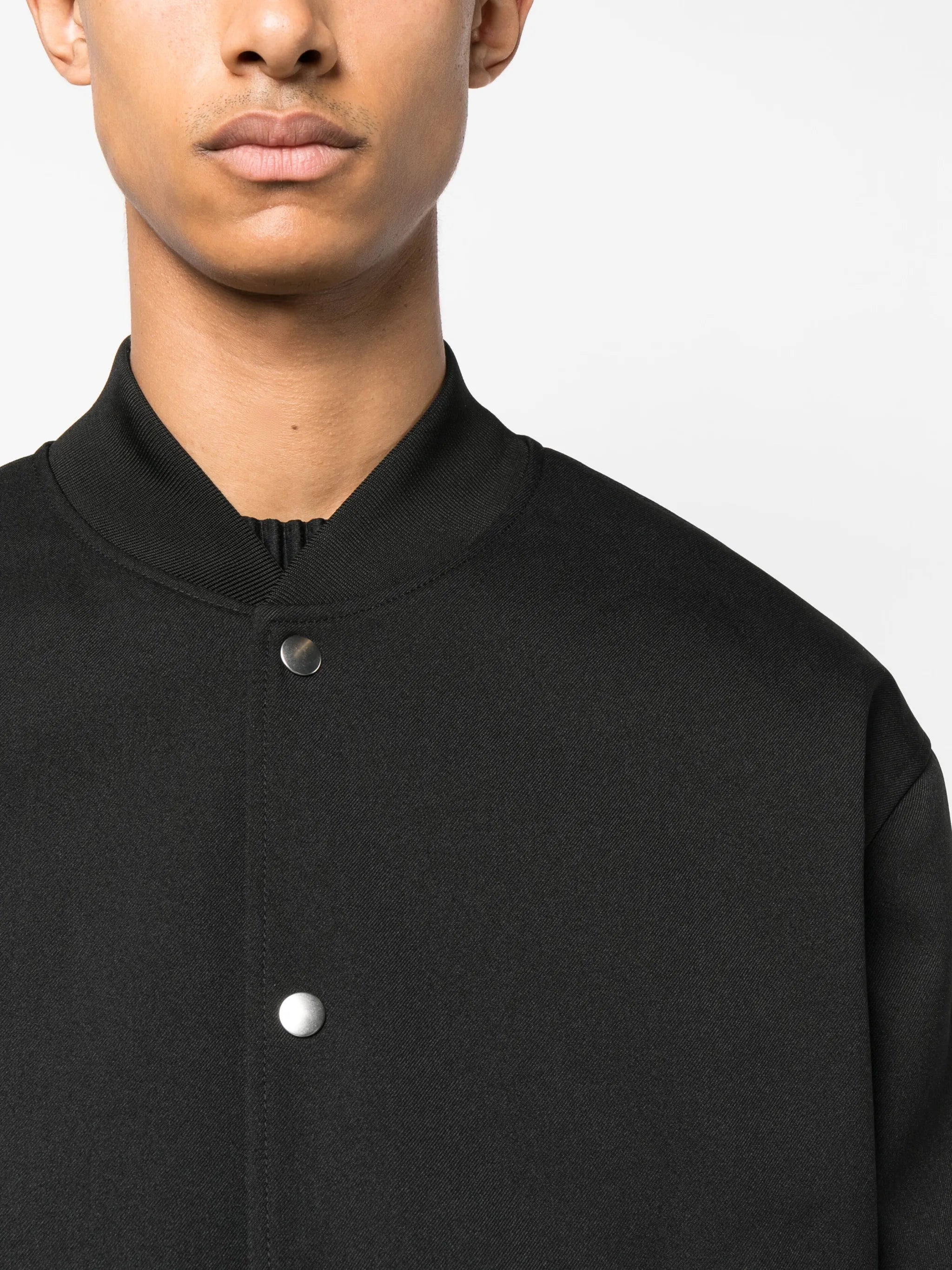 plain cotton bomber jacket