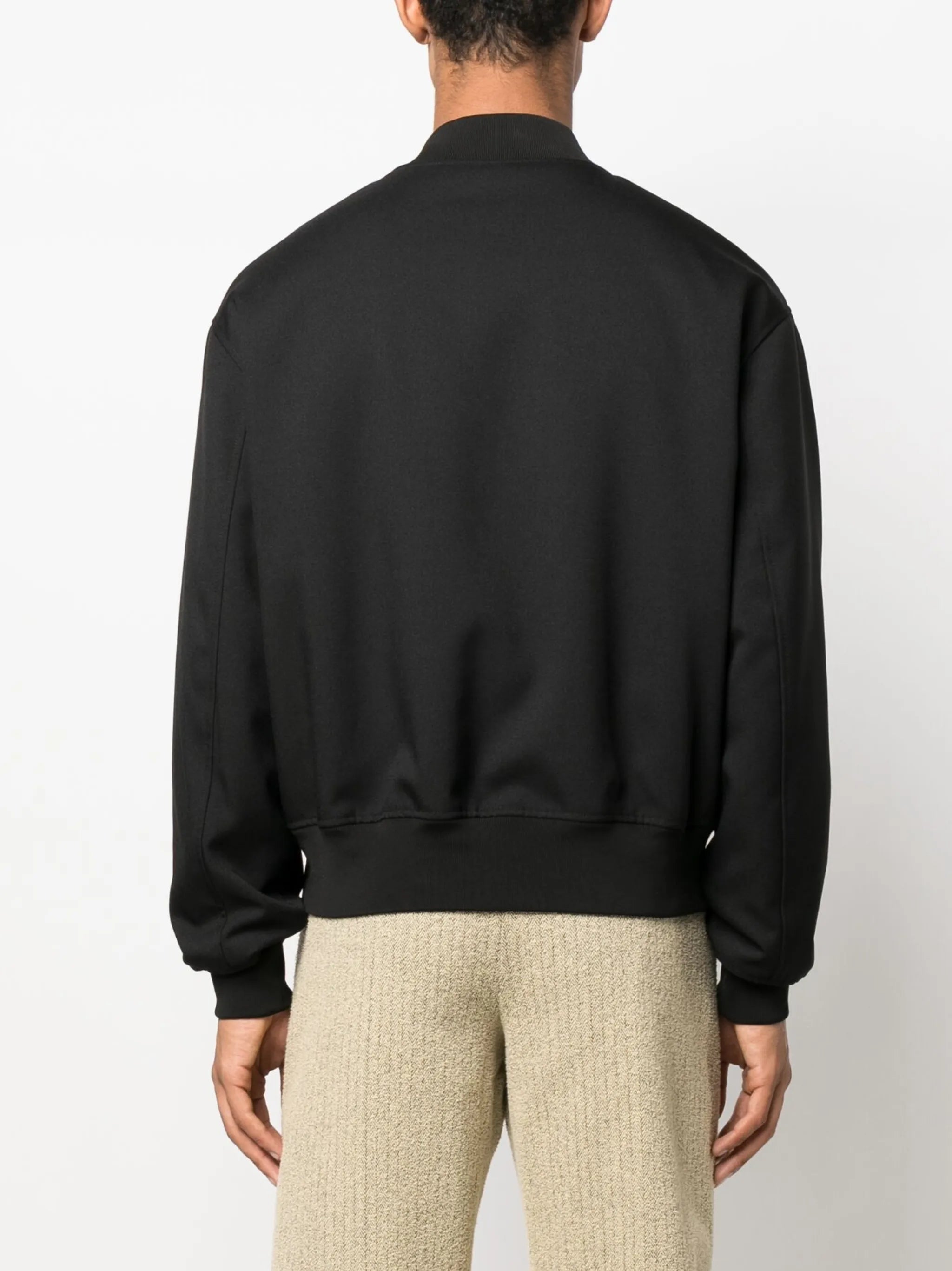 plain cotton bomber jacket