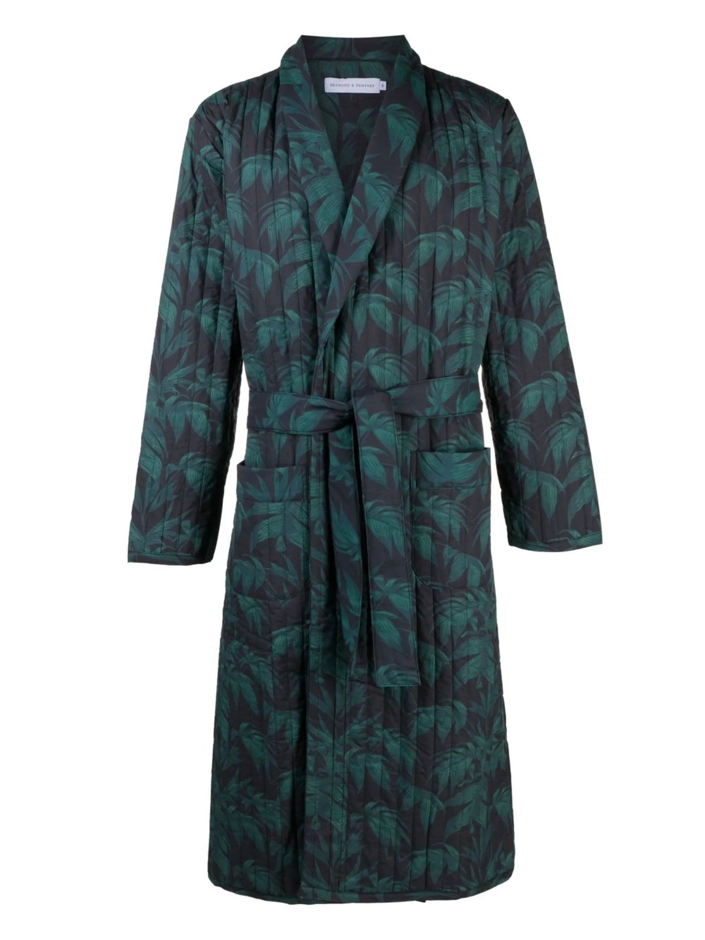 Byron tropical-print robe