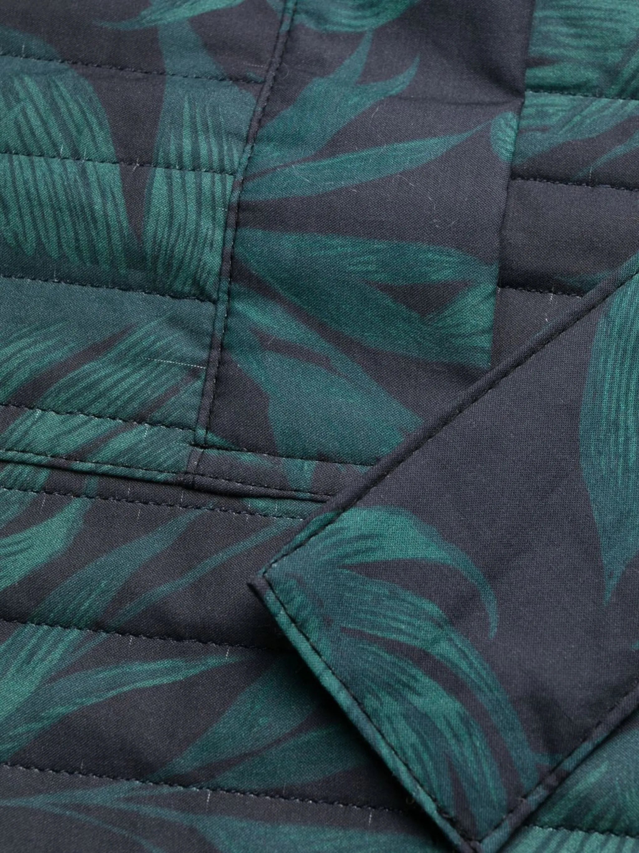 Byron tropical-print robe
