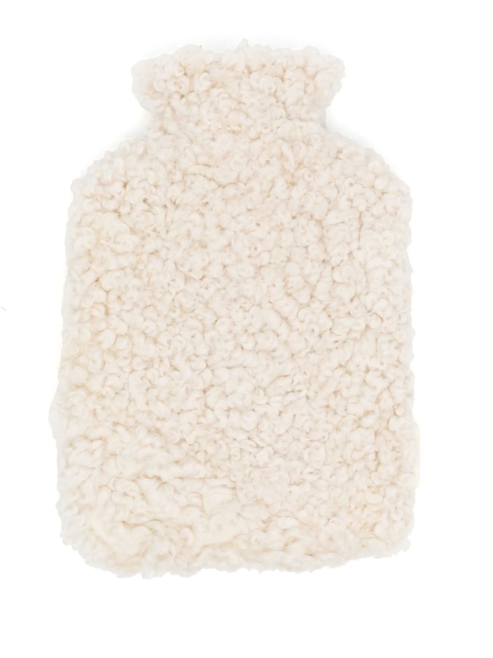shearling-jacketed hot water bottle