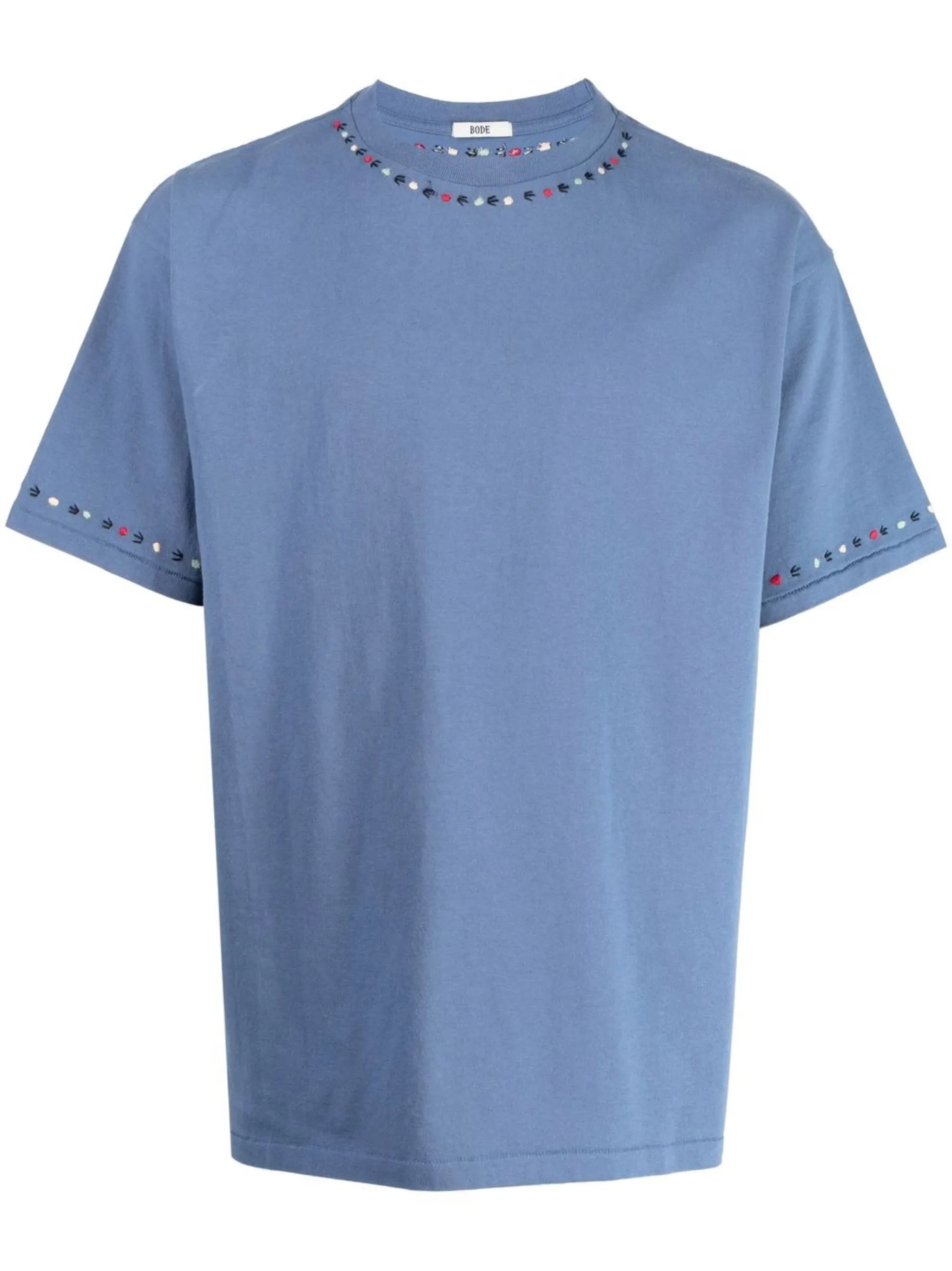 Blooming Garland embroidered T-shirt