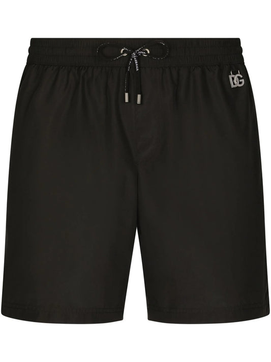 logo-tag swim shorts