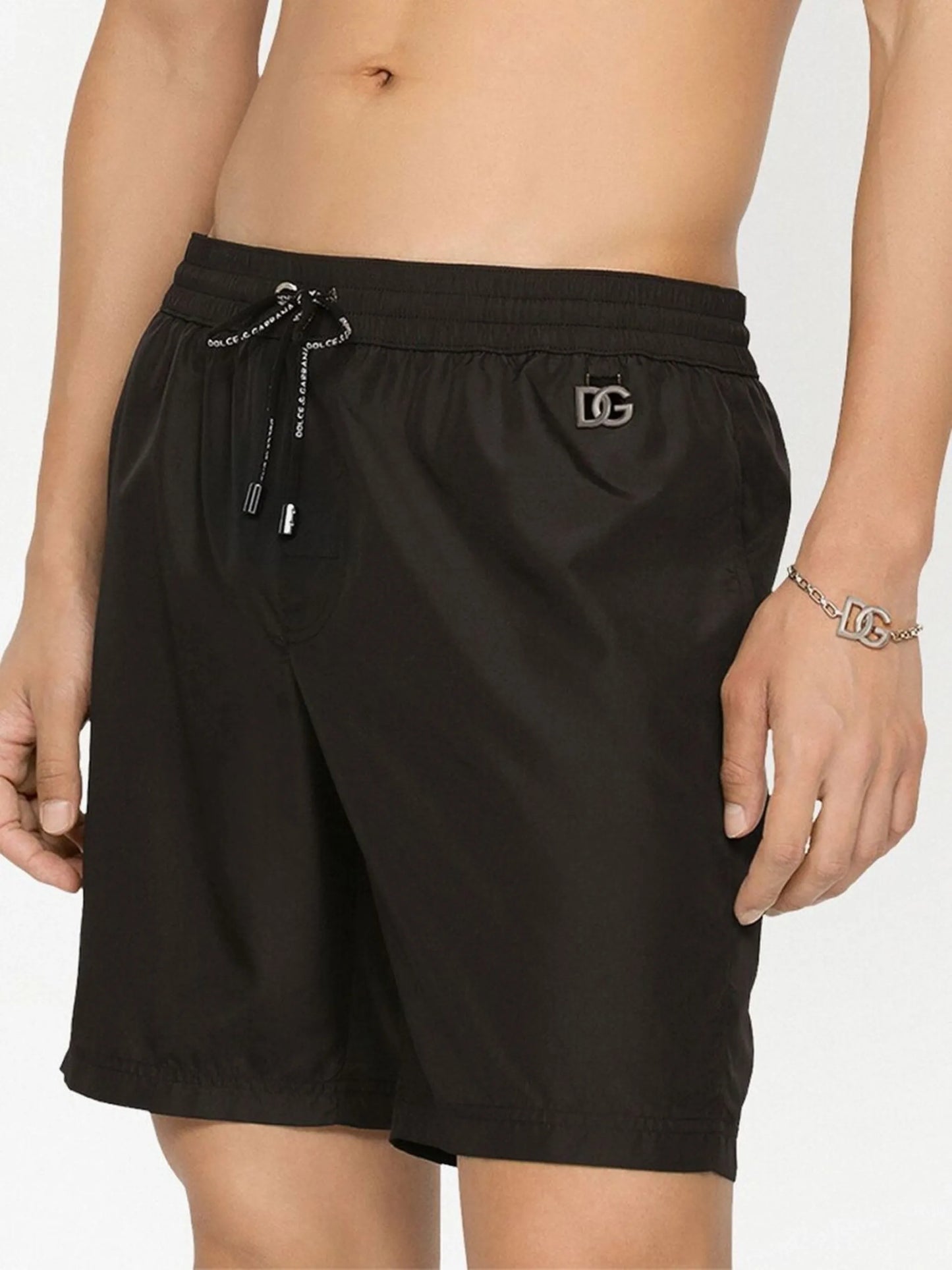 logo-tag swim shorts