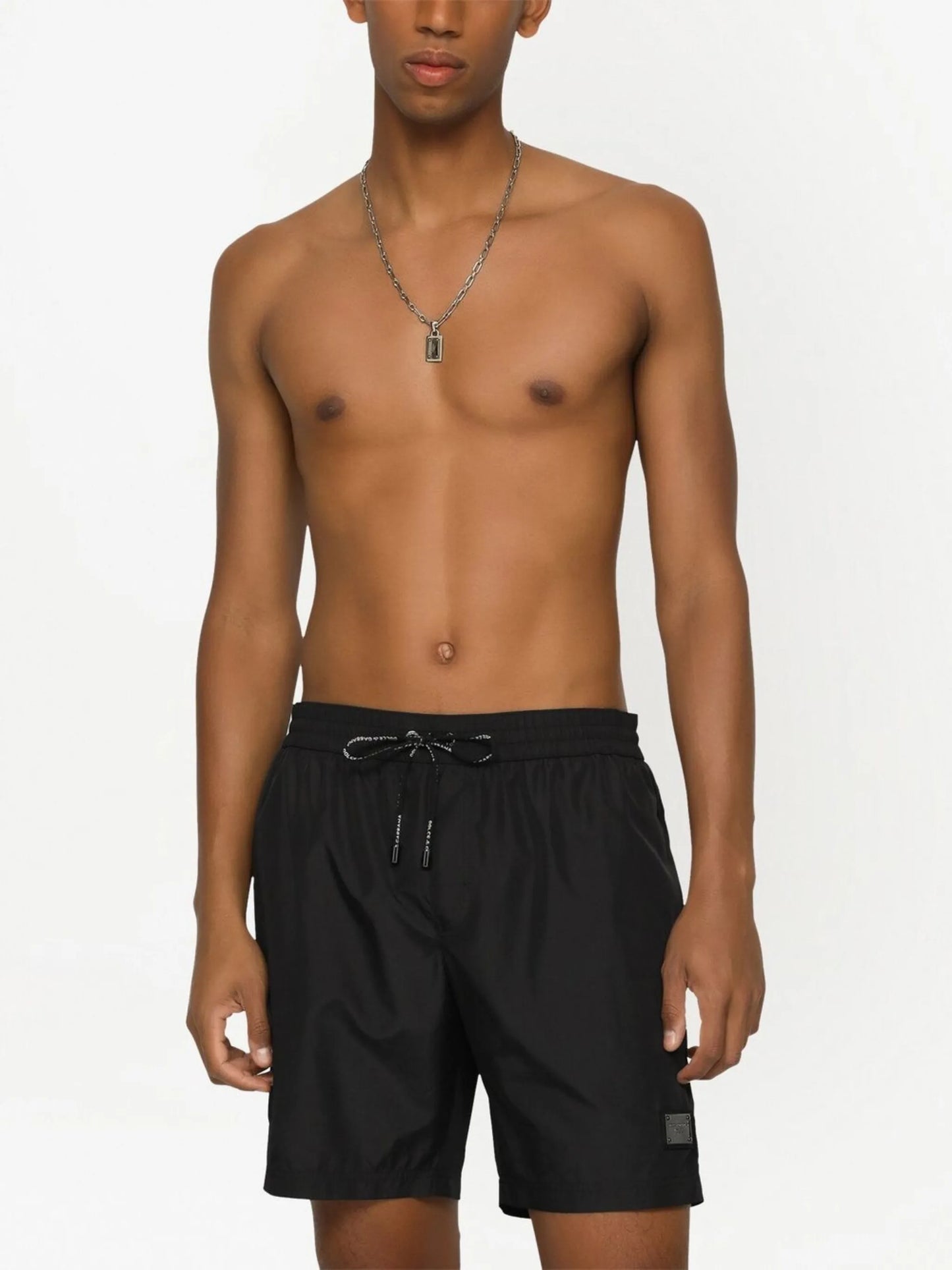 logo-tag swim shorts