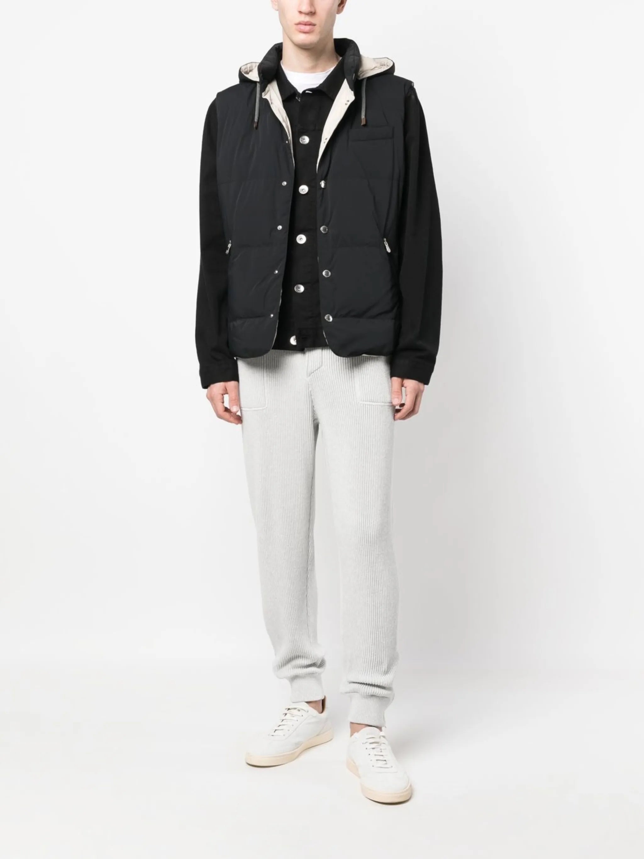 button-up denim jacket