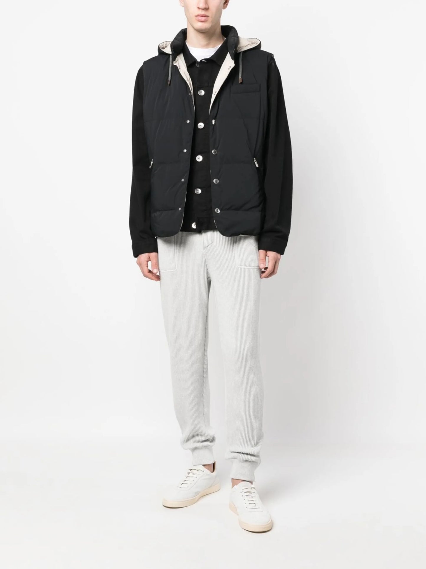 button-up denim jacket