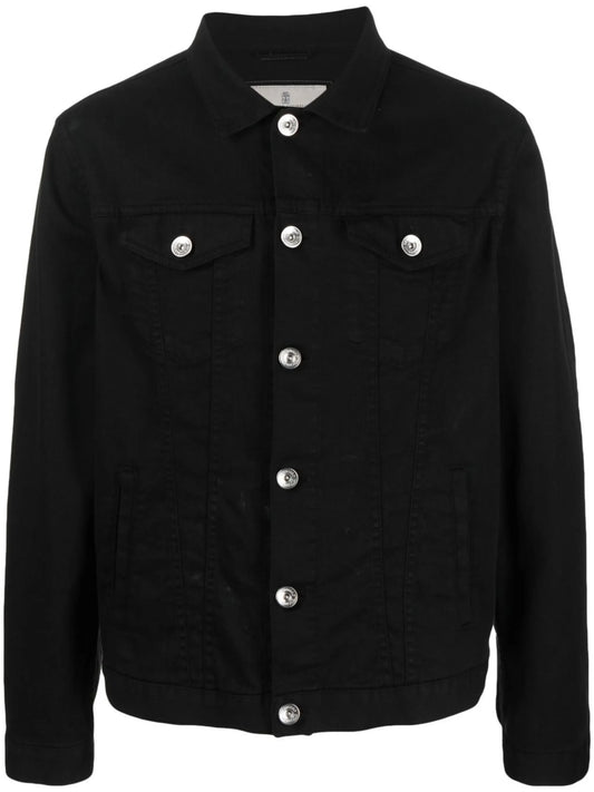 button-up denim jacket