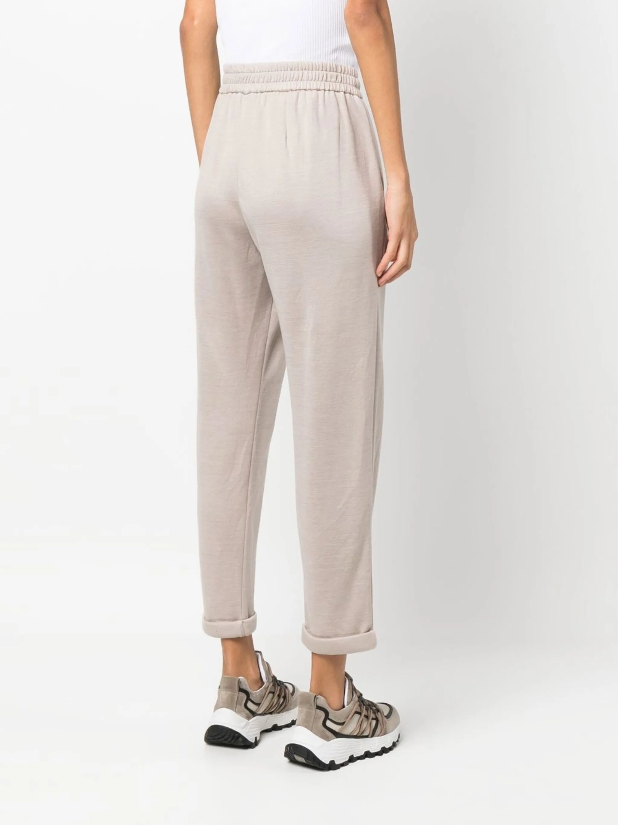 cropped track pants