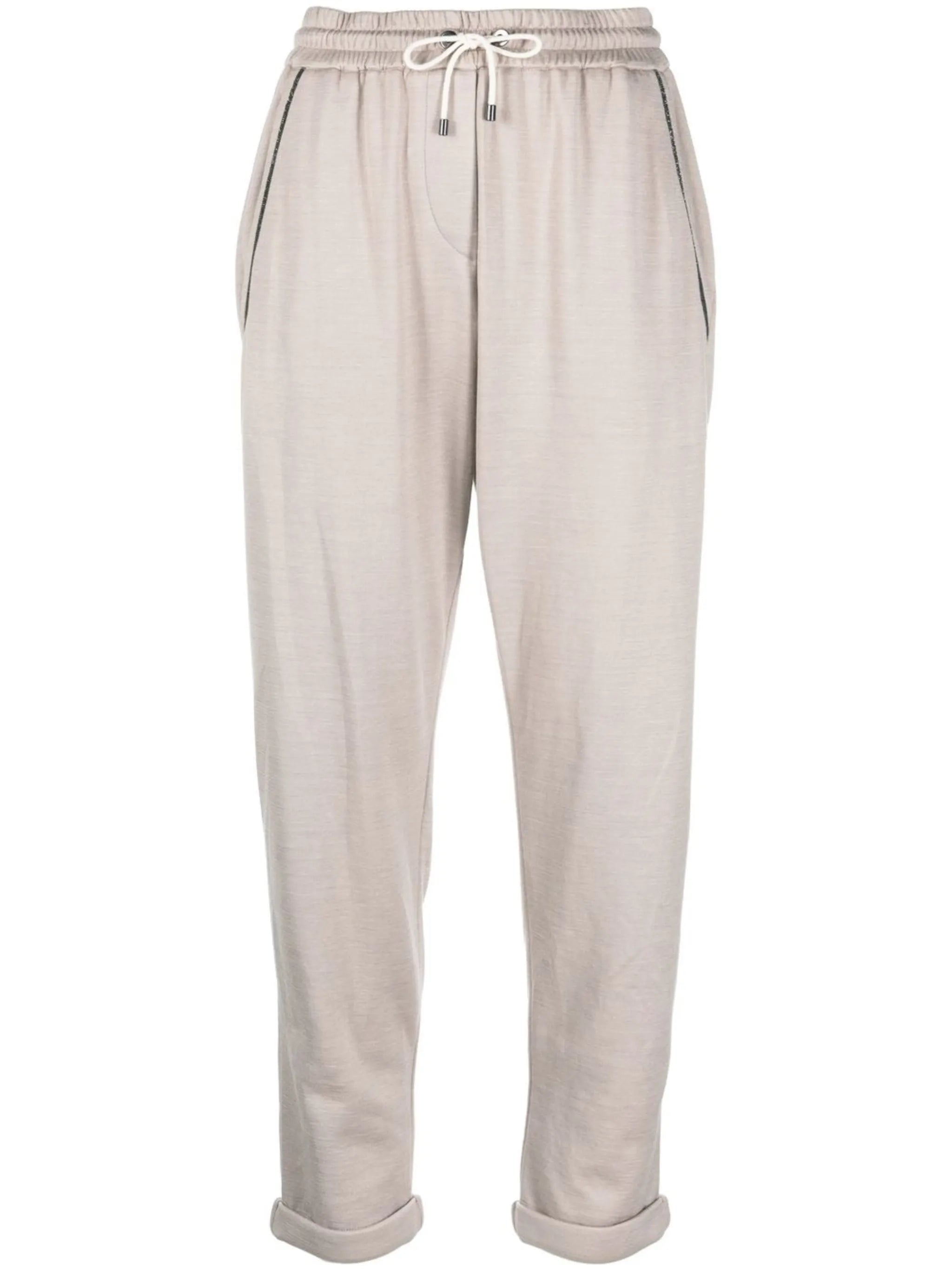 cropped track pants