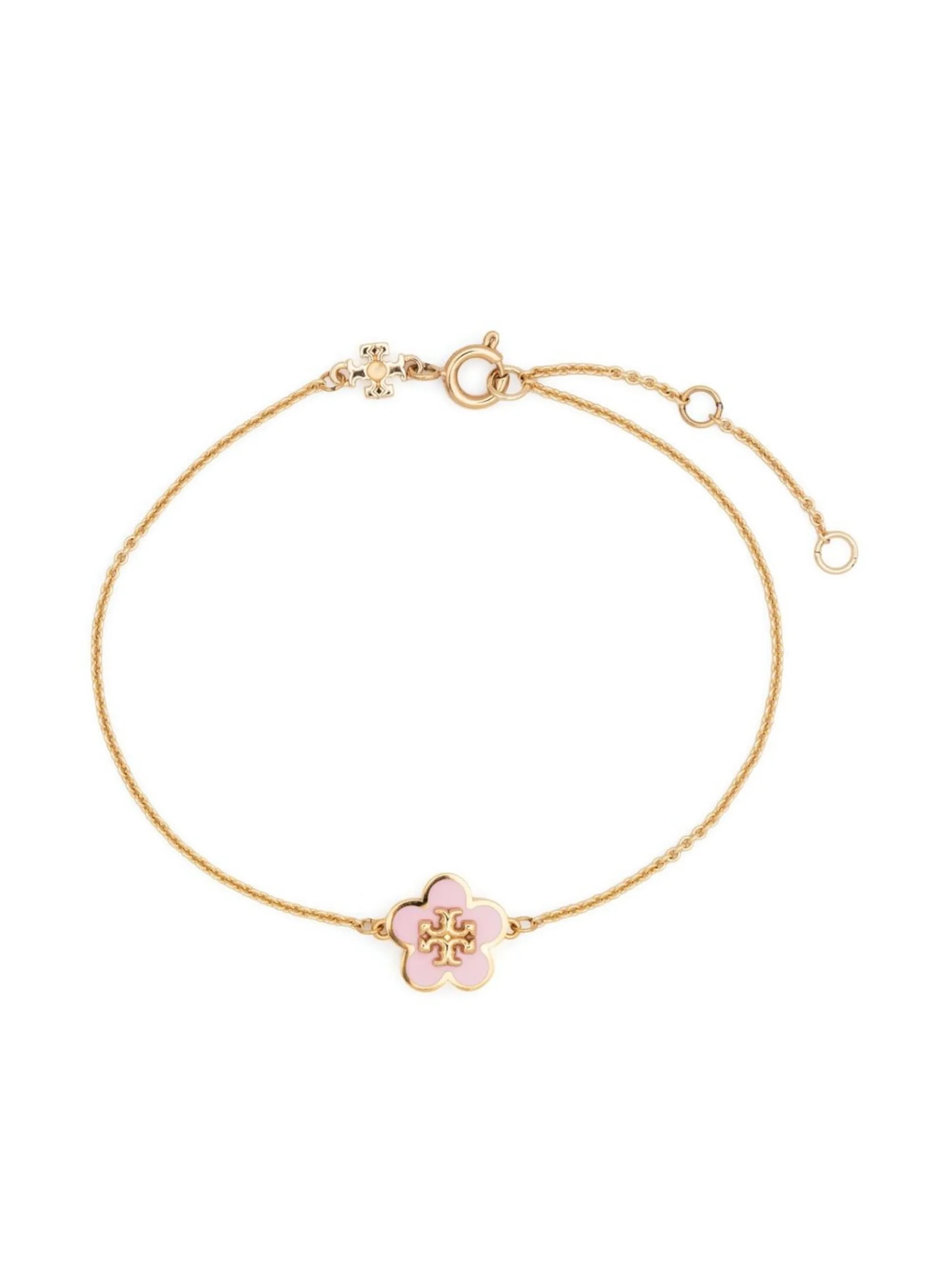 Kira floral-charm bracelet